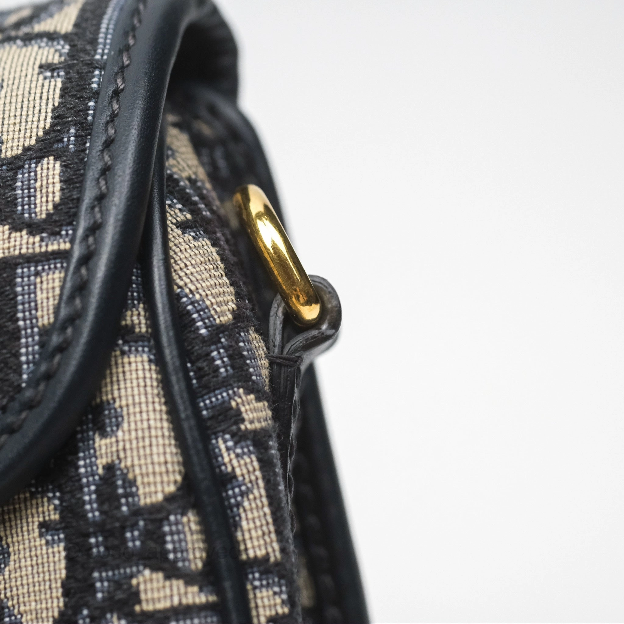 Dior Small Bobby Bag Blue Oblique Jacquard Canvas