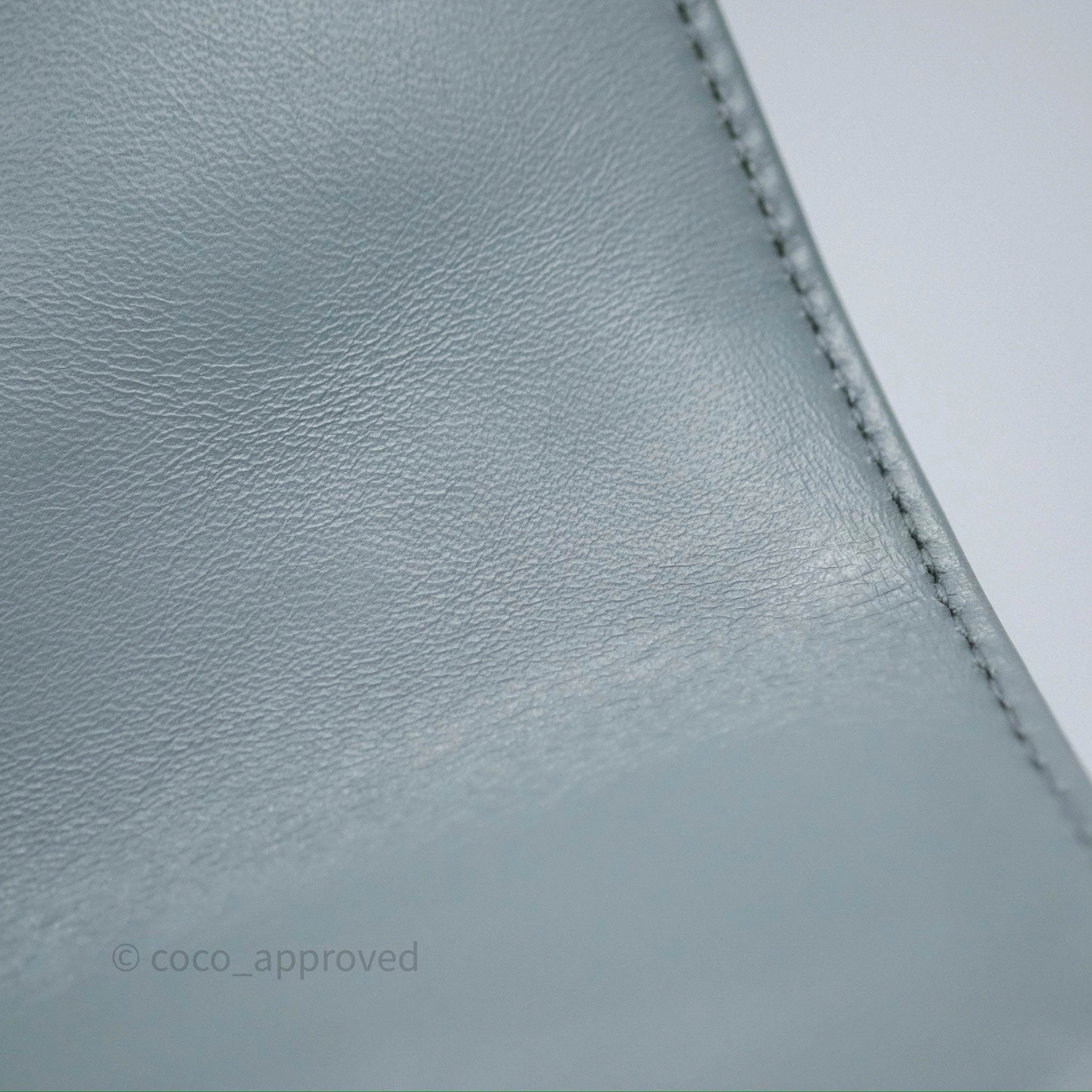 Dior Small Caro Bag Grey Supple Cannage Calfskin