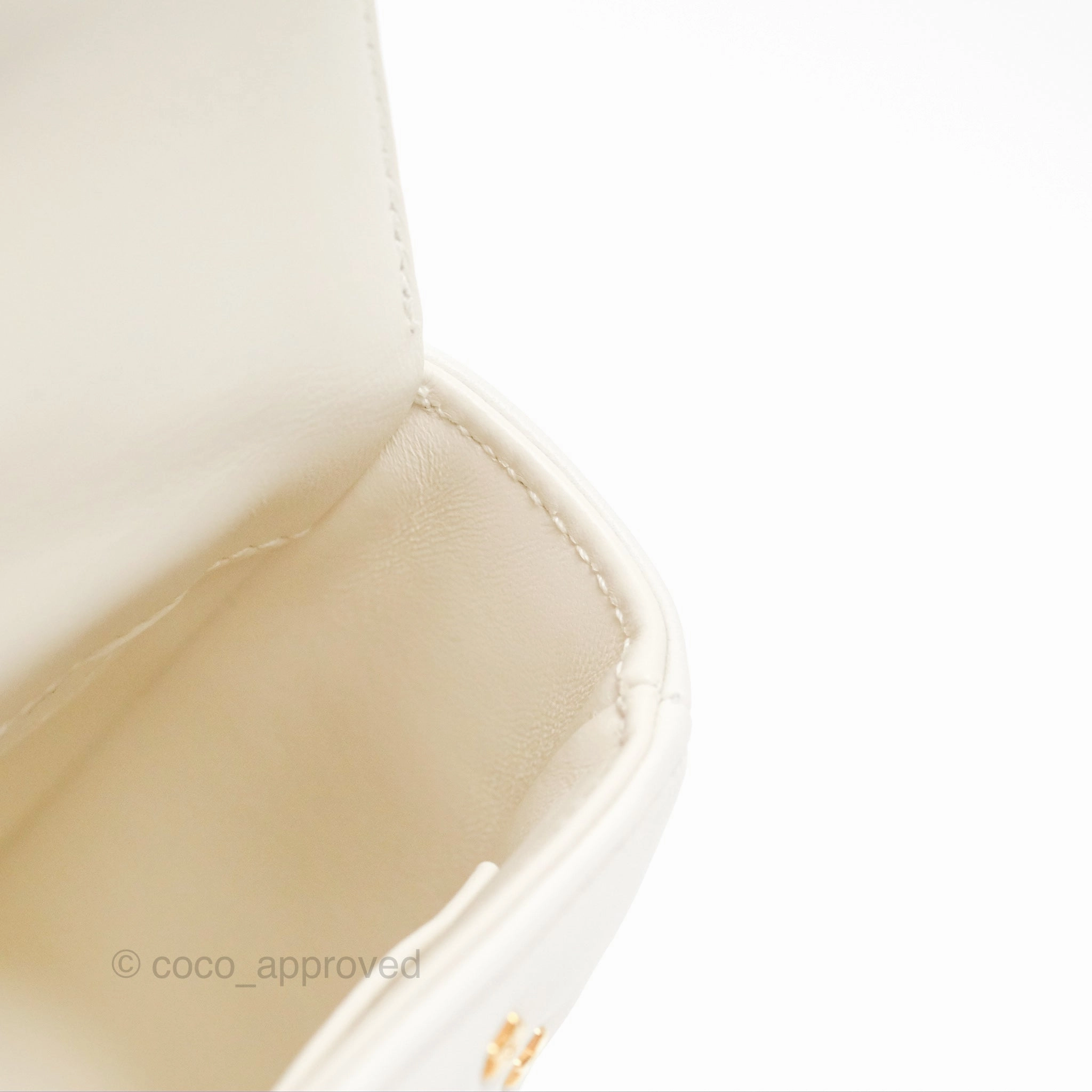 Dior Small Caro Bag Latte Lucky Star White Cannage Lambskin