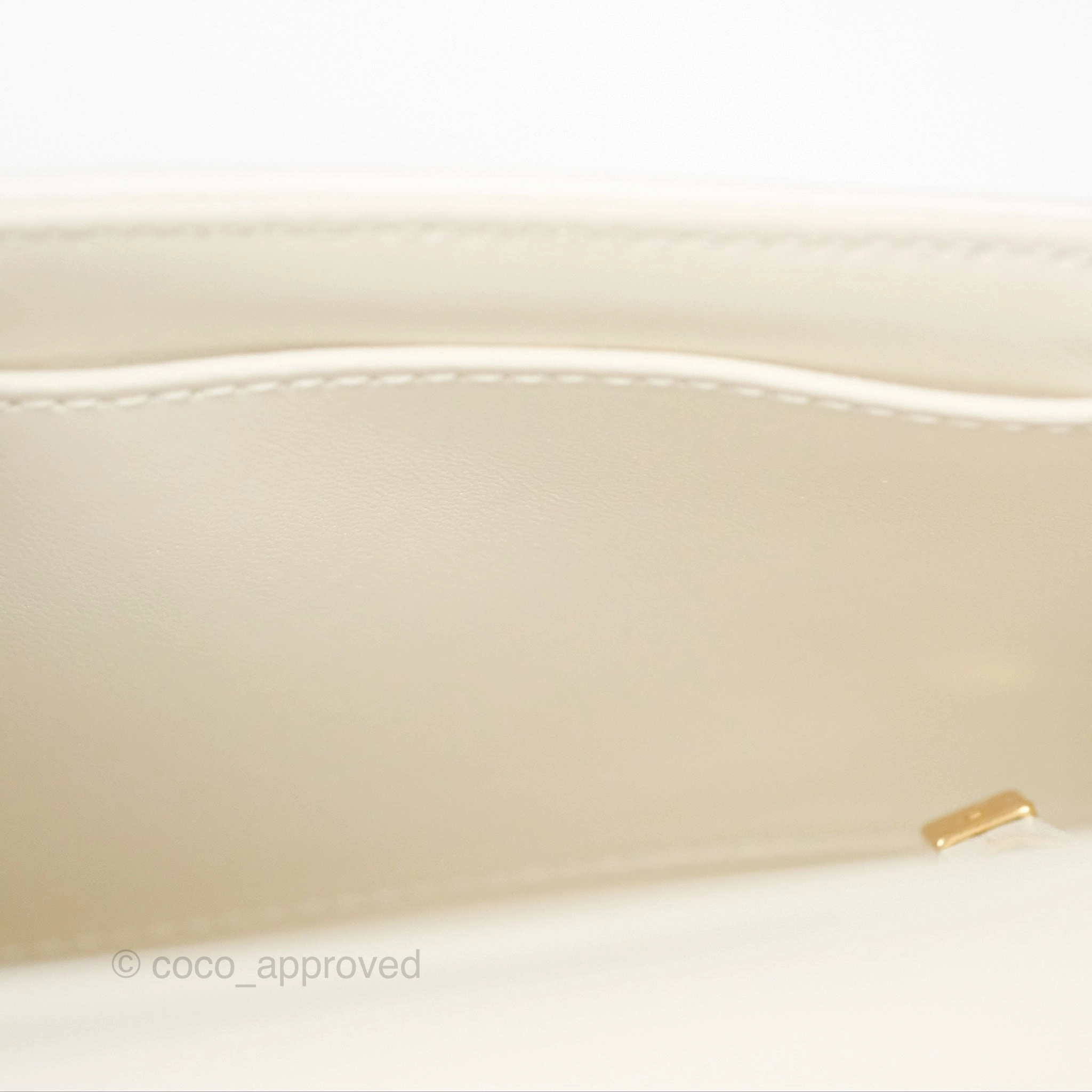 Dior Small Caro Bag Latte Lucky Star White Cannage Lambskin