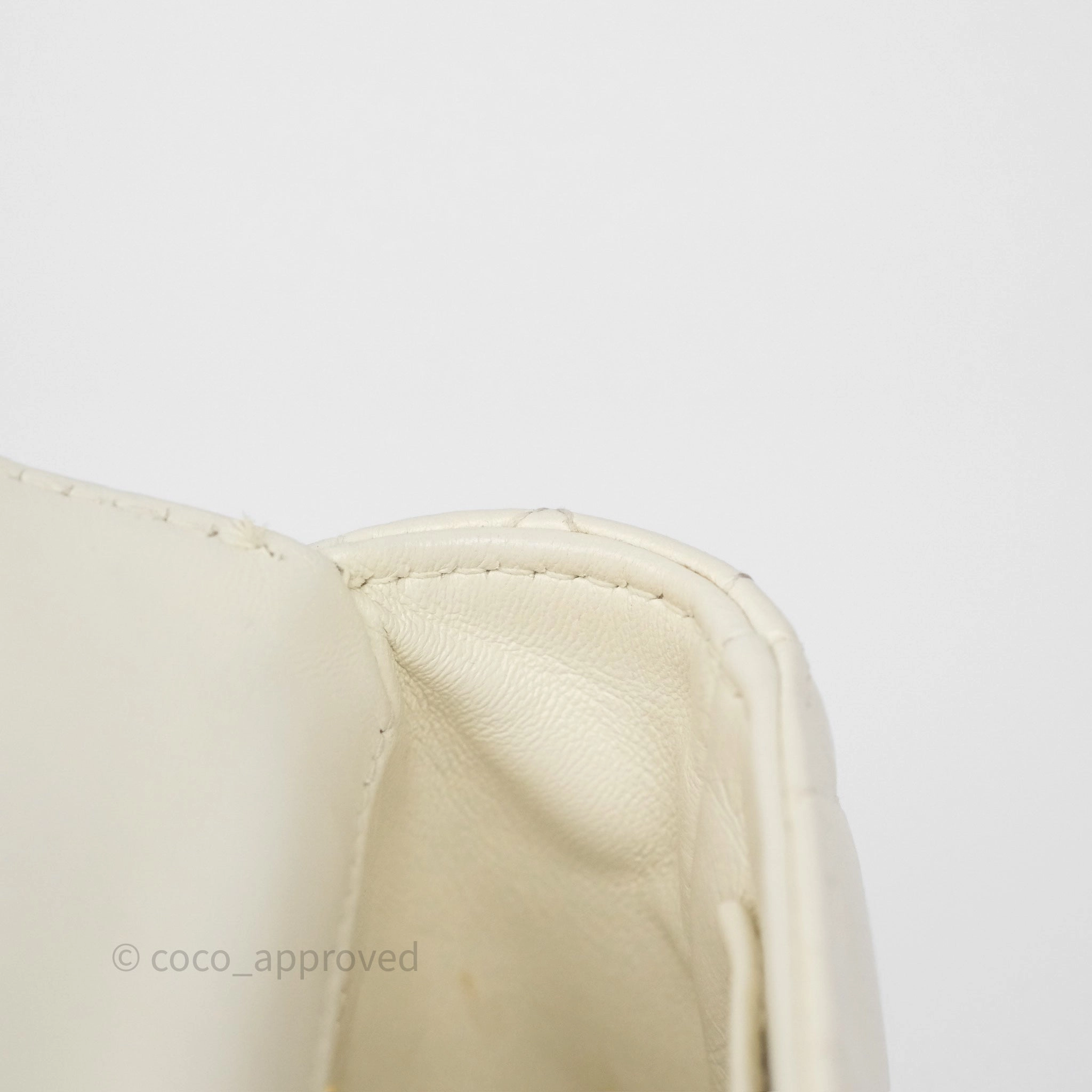 Dior Small Caro Bag Latte Supple Cannage Calfskin