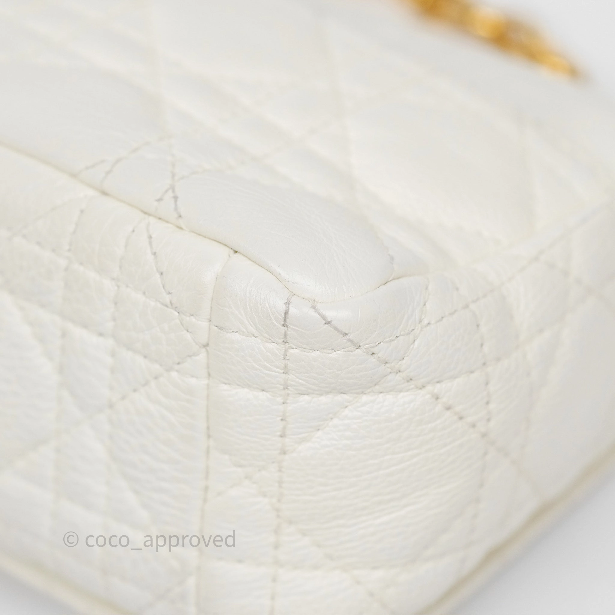 Dior Small Caro Bag Latte Supple Cannage Calfskin