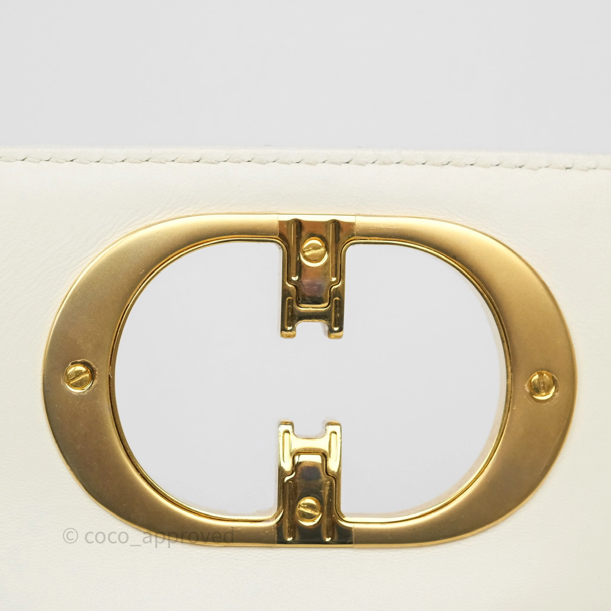 Dior Small Caro Bag Latte Supple Cannage Calfskin