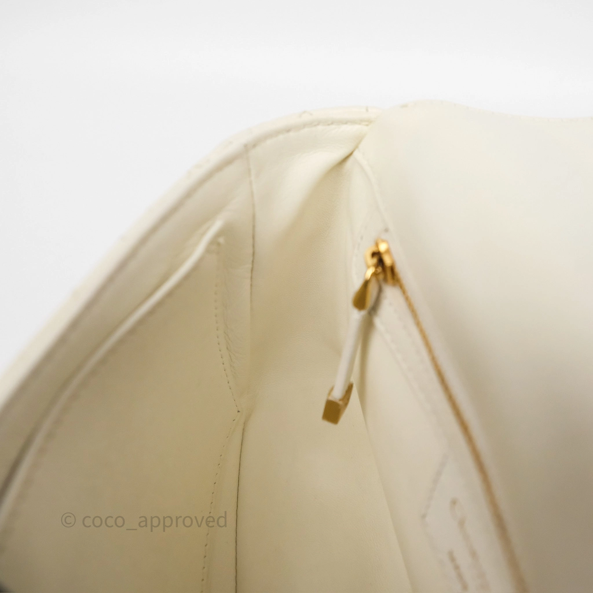 Dior Small Caro Bag Latte Supple Cannage Calfskin
