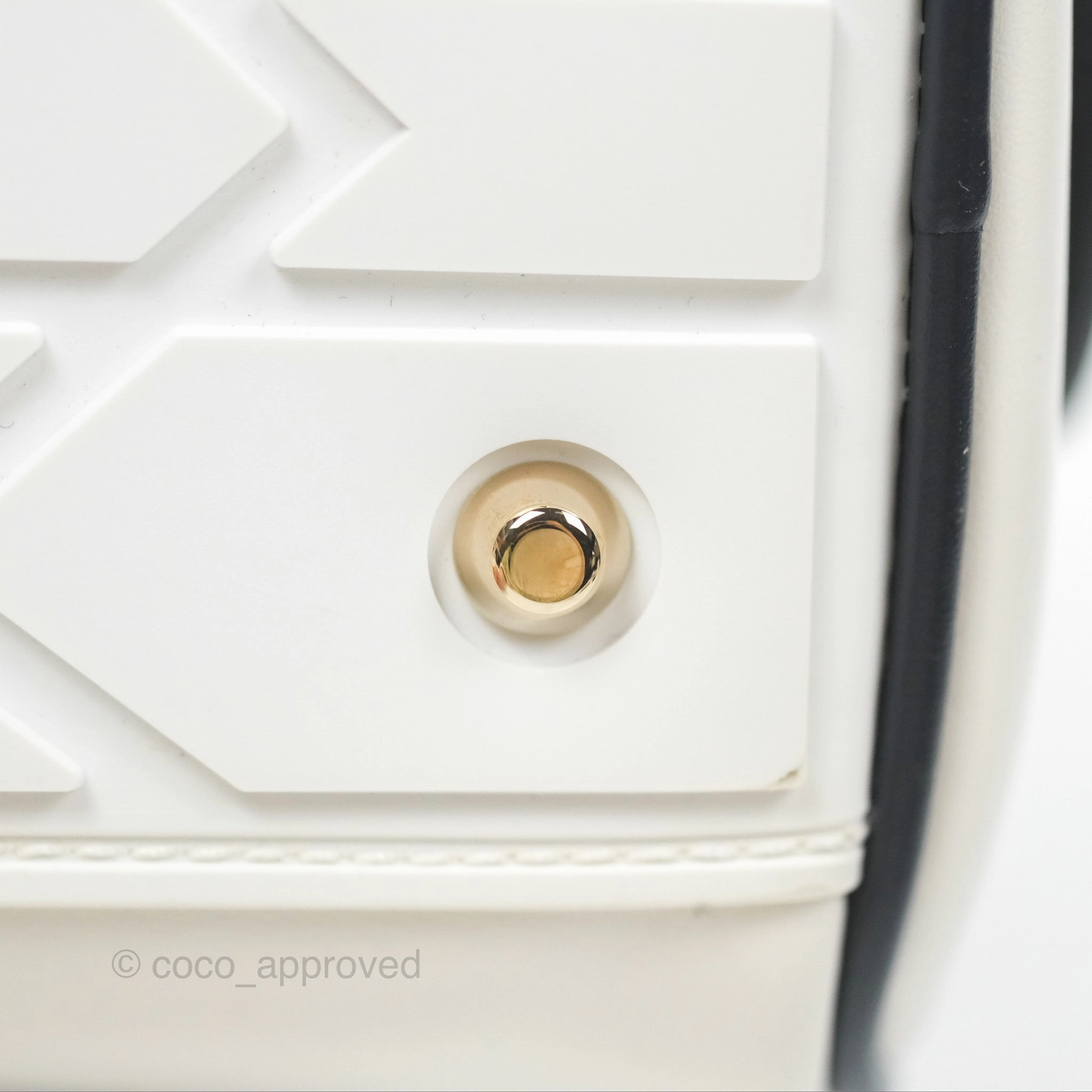 Dior Small Dior Vibe Zip Bowling Bag White Navy