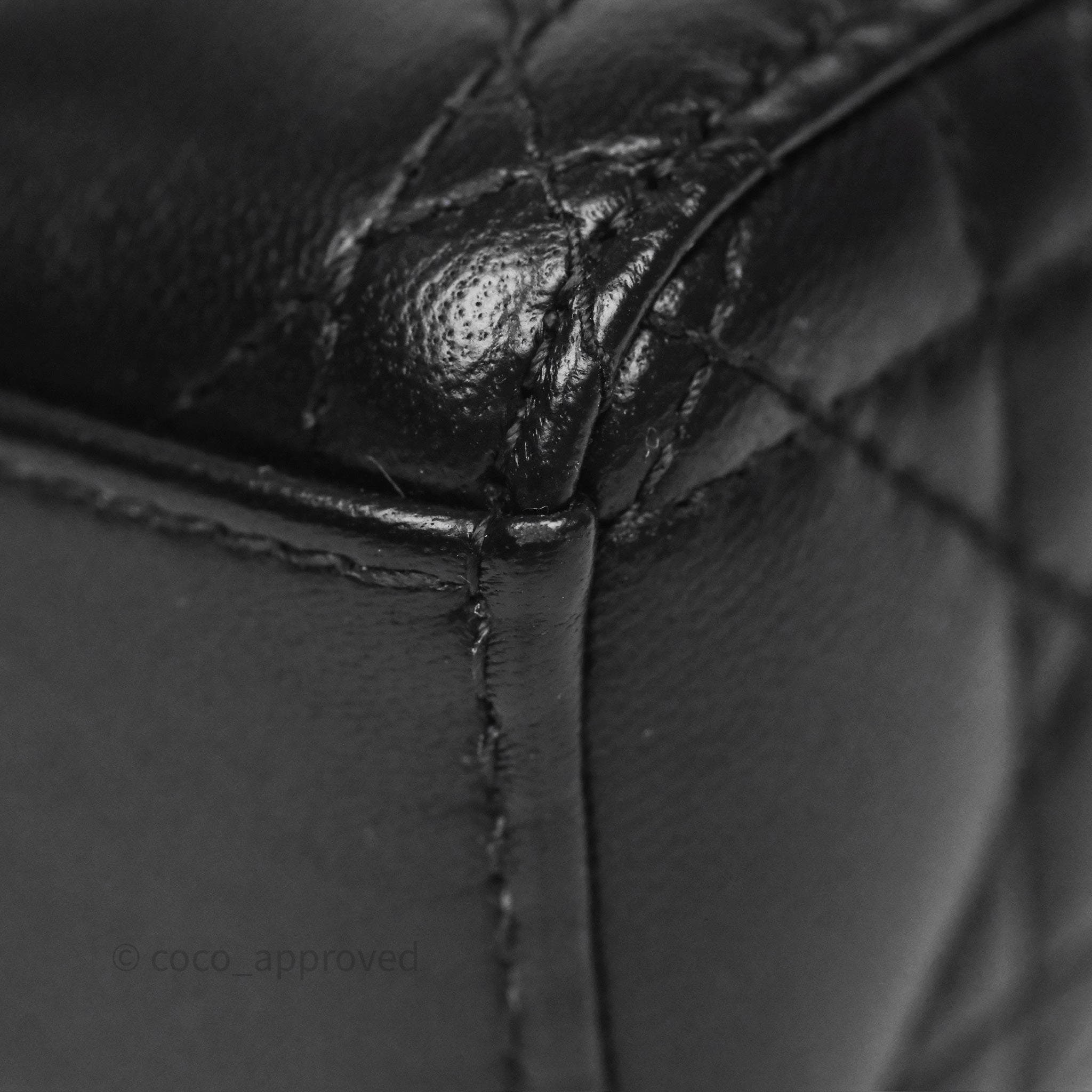 Dior Small Lady D-Joy Bag Black Lambskin Cannage Gold Hardware