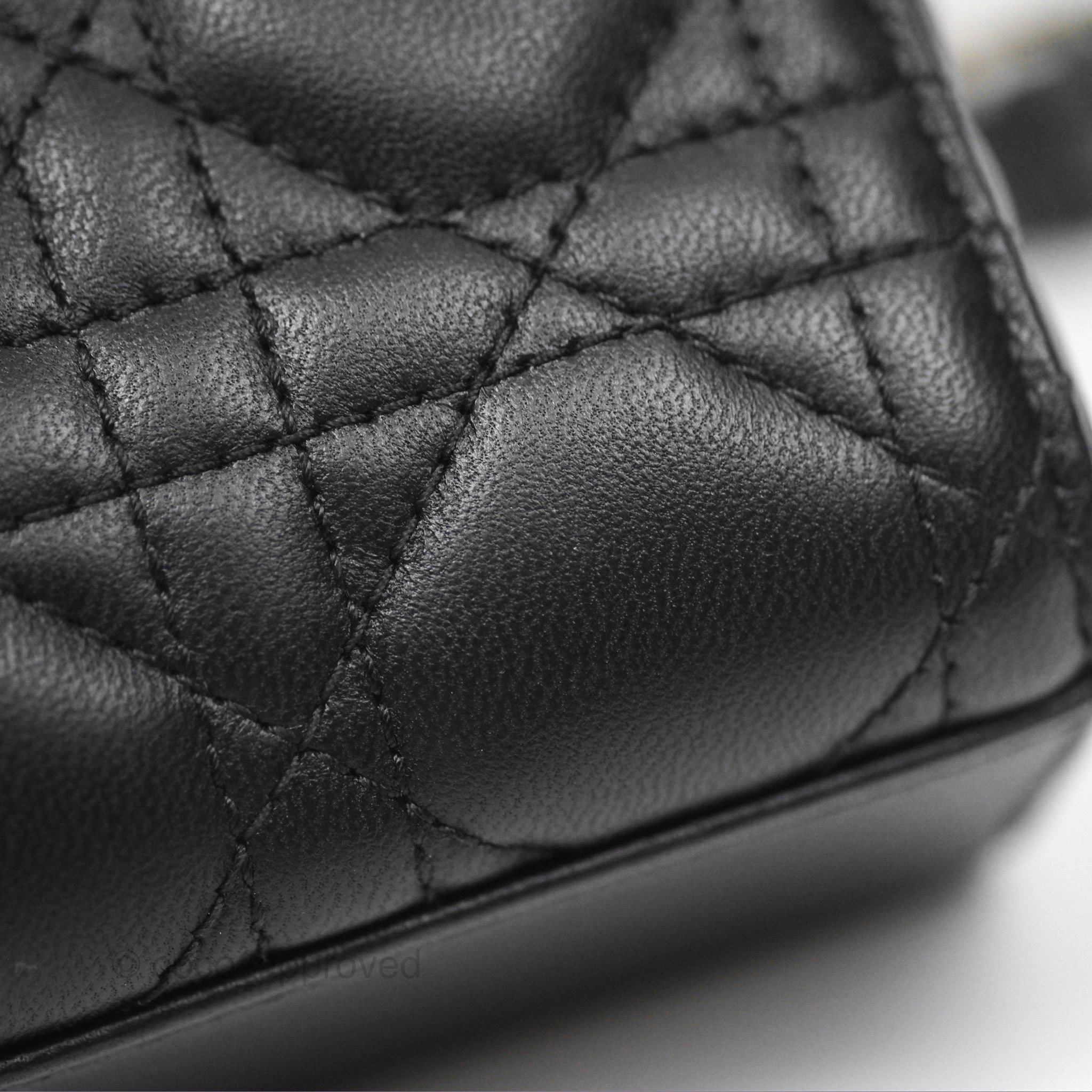 Dior Small Lady D-Joy Bag Black Lambskin Cannage Gold Hardware