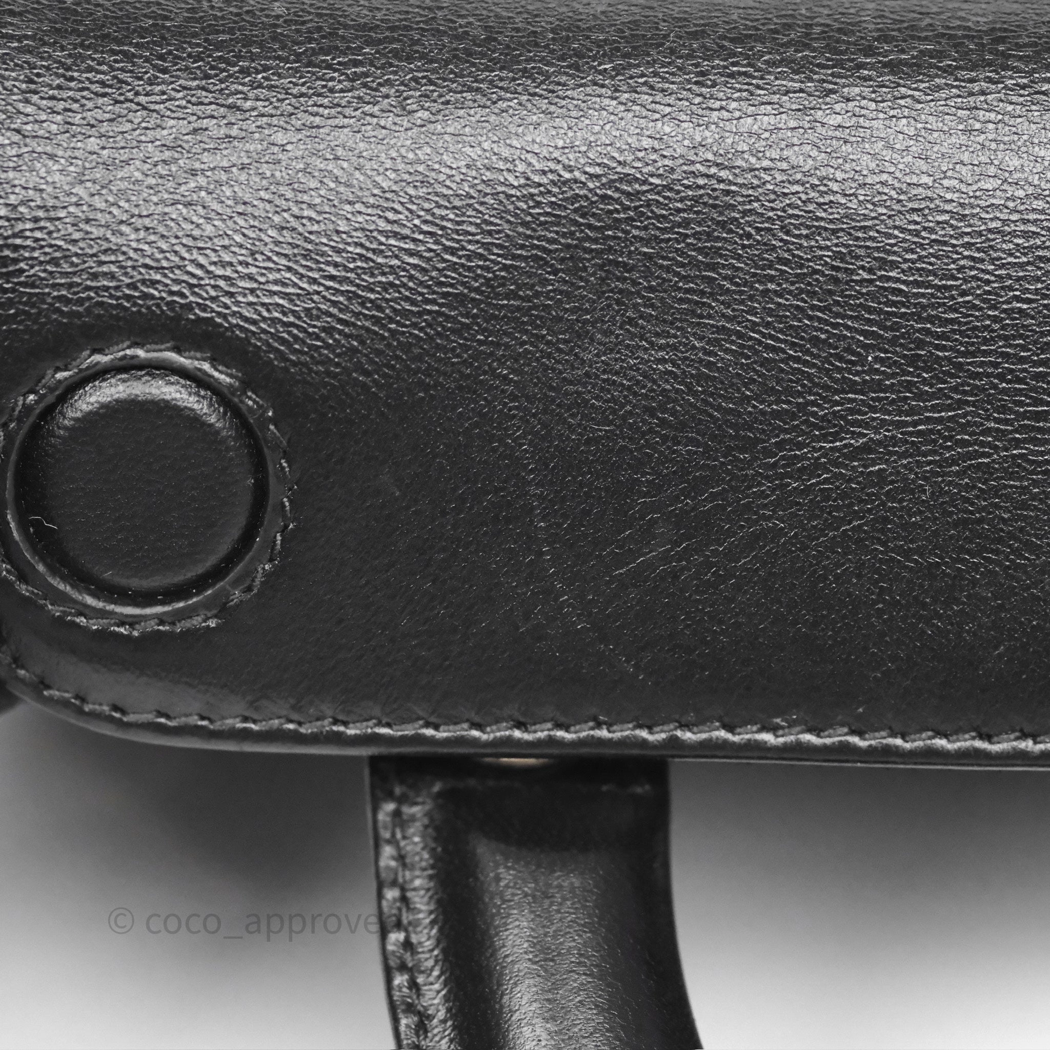 Dior Small Lady D-Joy Bag Black Lambskin Cannage Gold Hardware