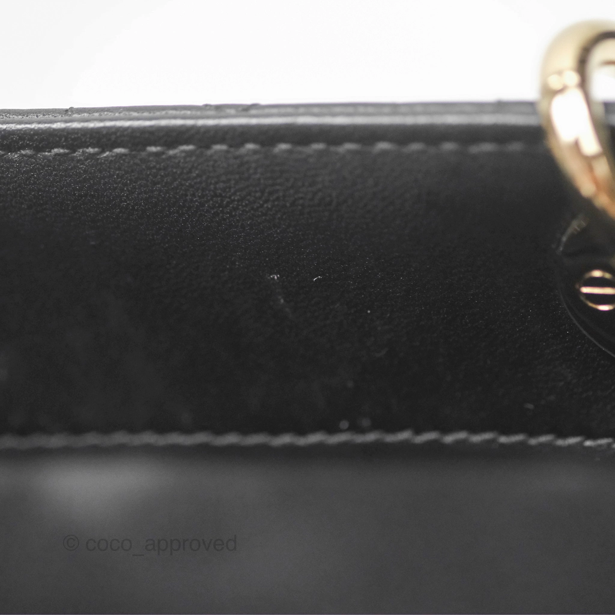 Dior Small Lady D-Joy Bag Black Lambskin Cannage Gold Hardware