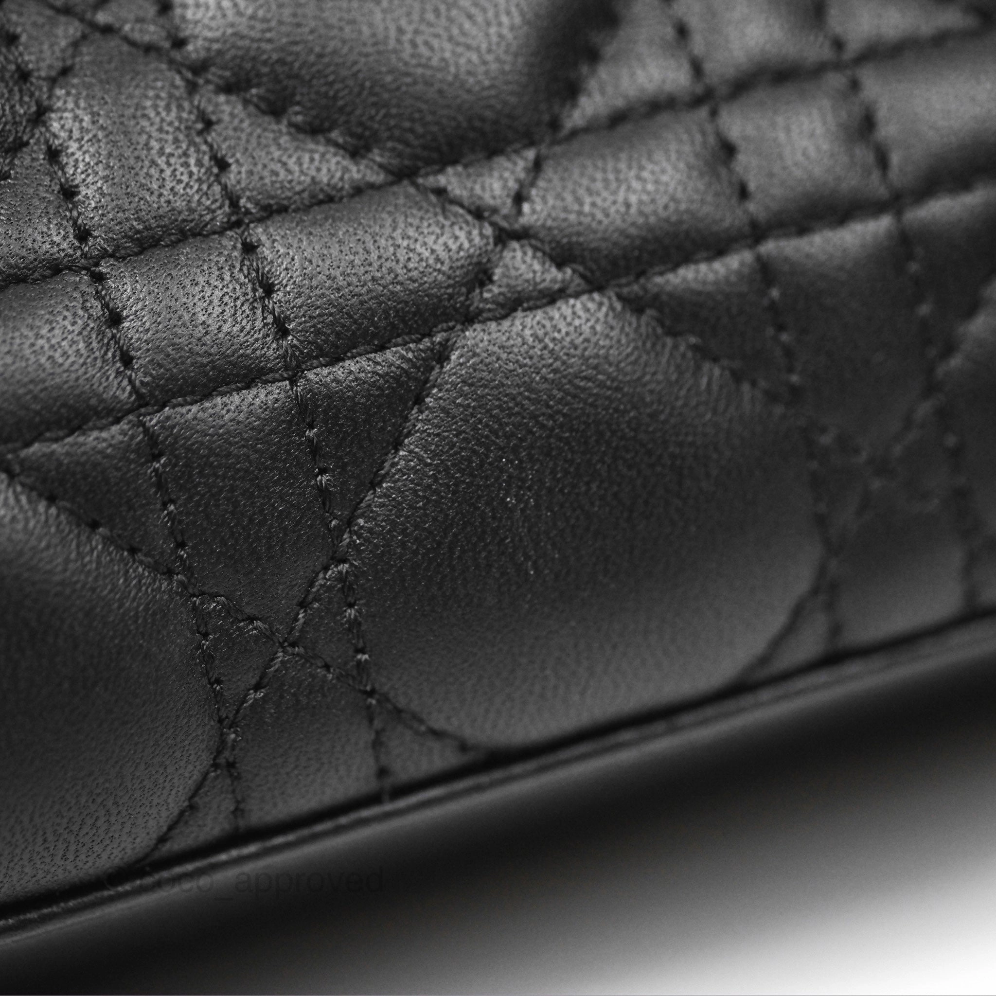 Dior Small Lady D-Joy Bag Black Lambskin Cannage Gold Hardware