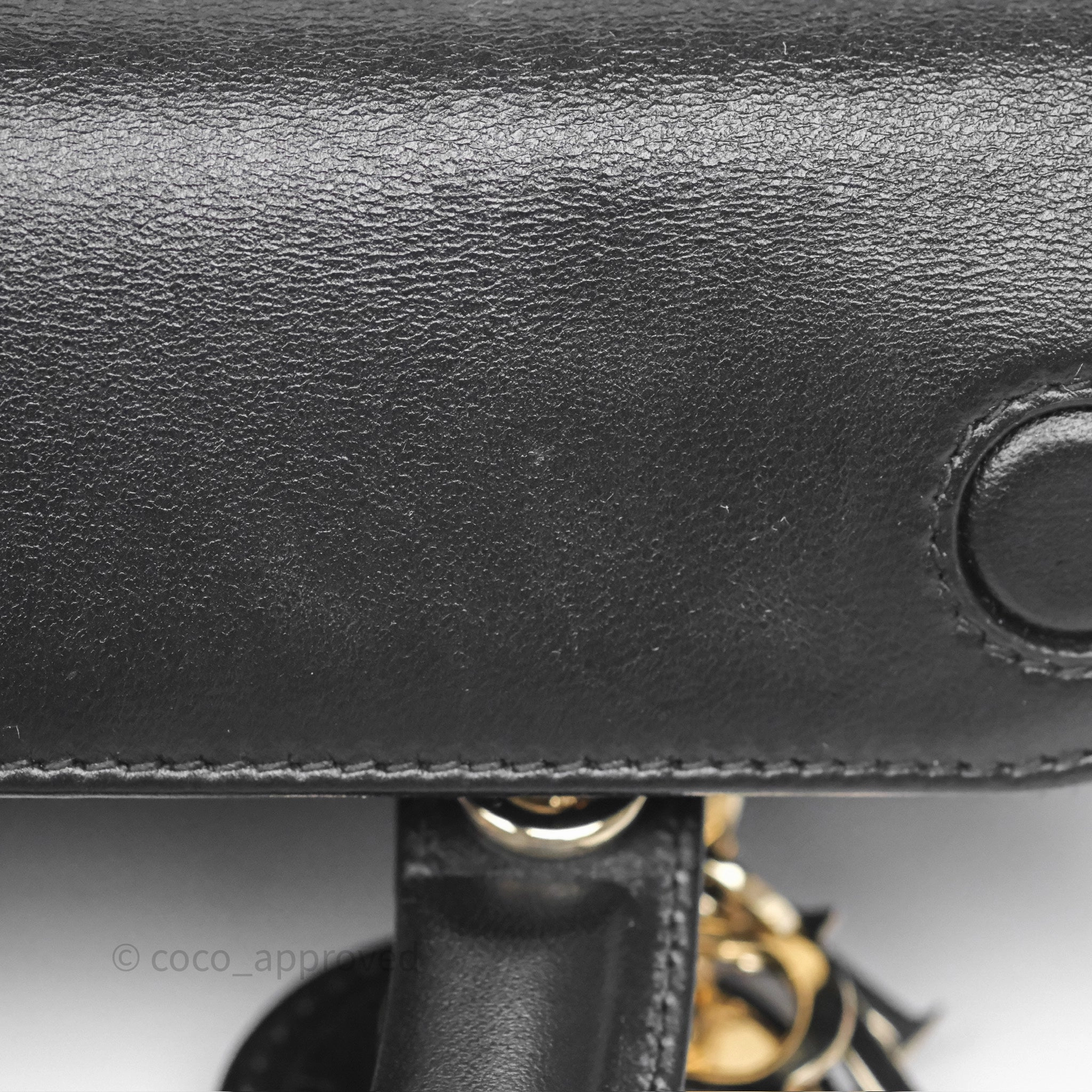Dior Small Lady D-Joy Bag Black Lambskin Cannage Gold Hardware