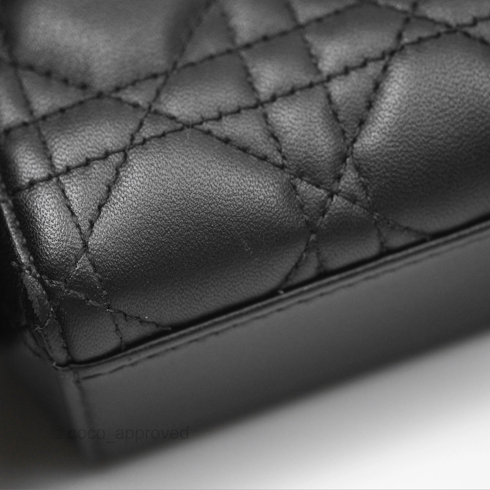 Dior Small Lady D-Joy Bag Black Lambskin Cannage Gold Hardware