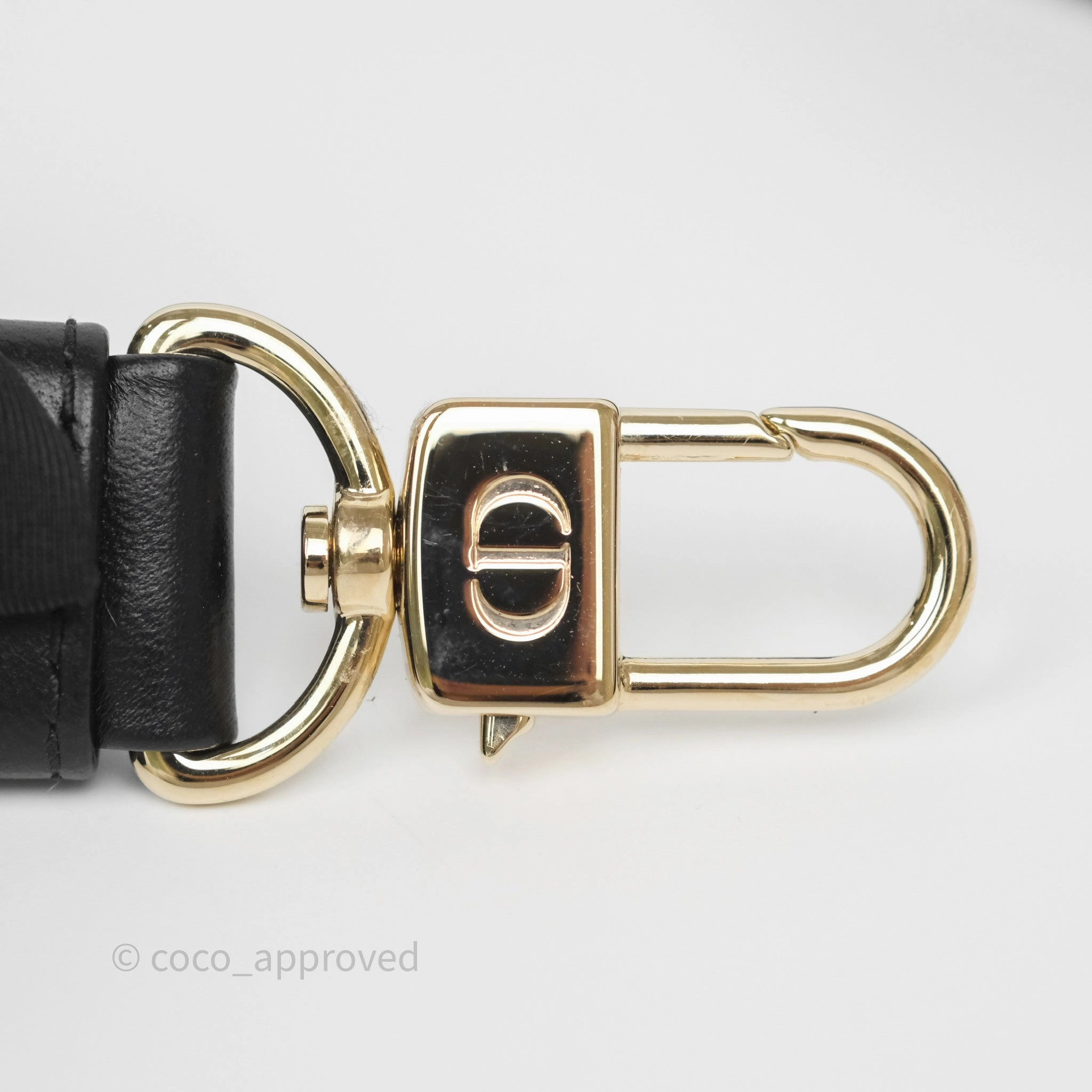 Dior Small Lady D-Joy Bag Black Lambskin Cannage Gold Hardware