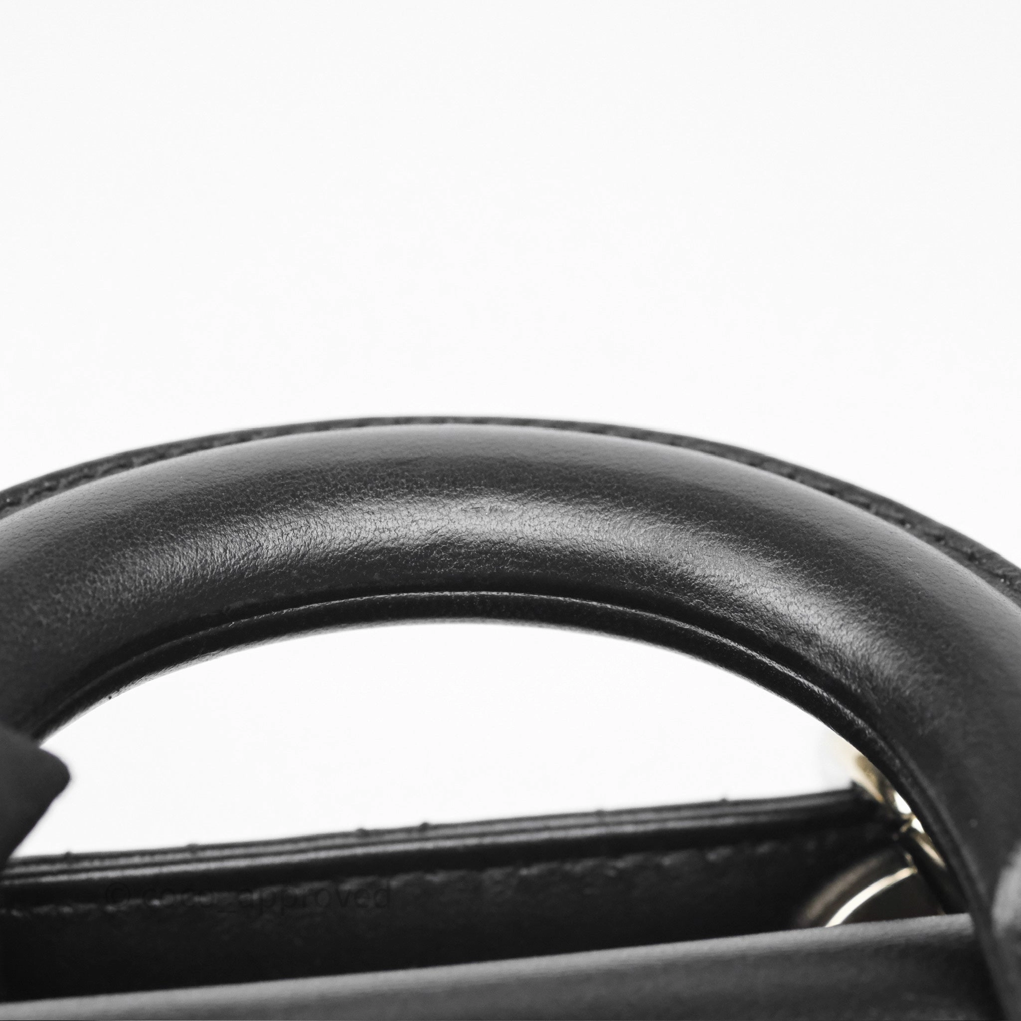 Dior Small Lady D-Joy Bag Black Lambskin Cannage Gold Hardware