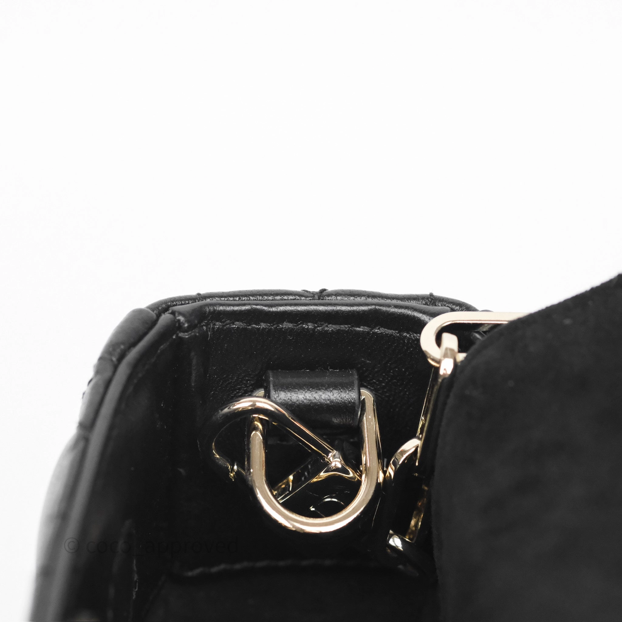 Dior Small Lady D-Joy Bag Black Lambskin Cannage Gold Hardware