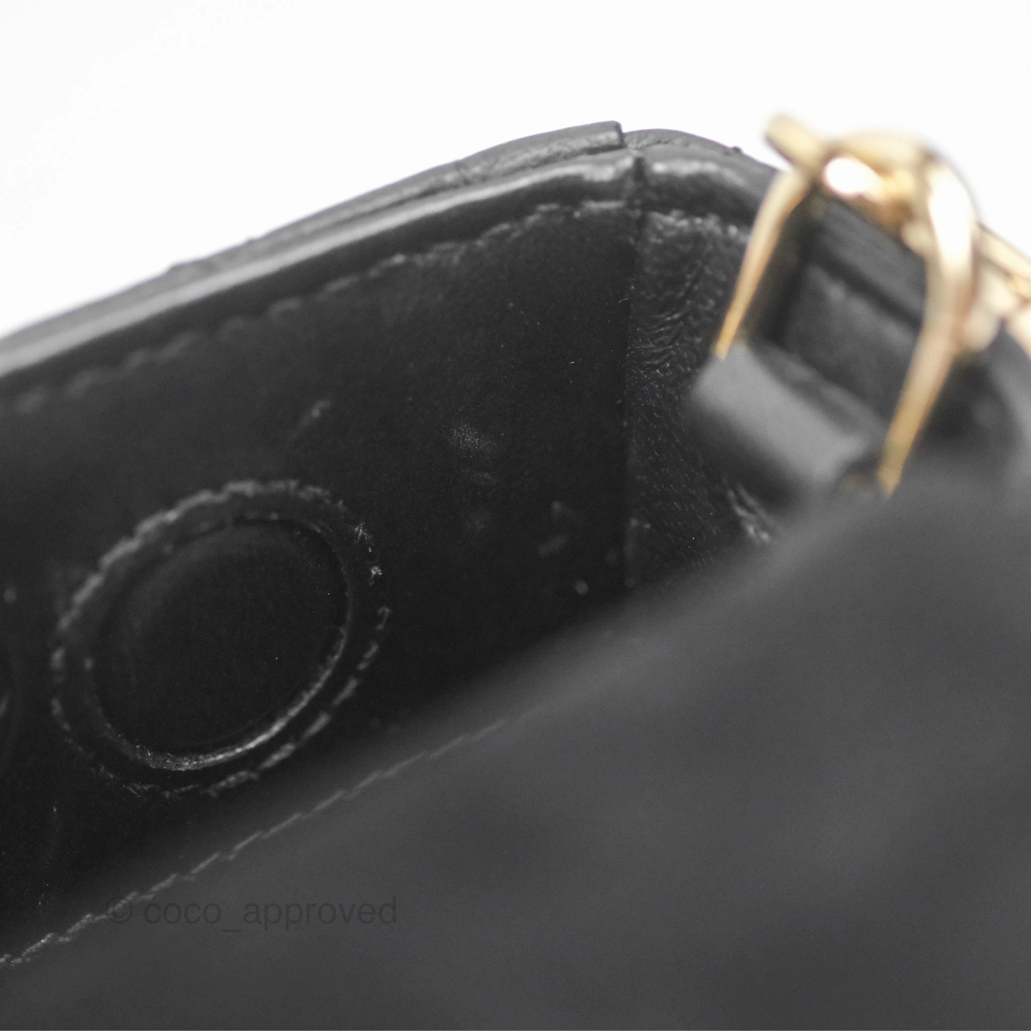 Dior Small Lady D-Joy Bag Black Lambskin Cannage Gold Hardware
