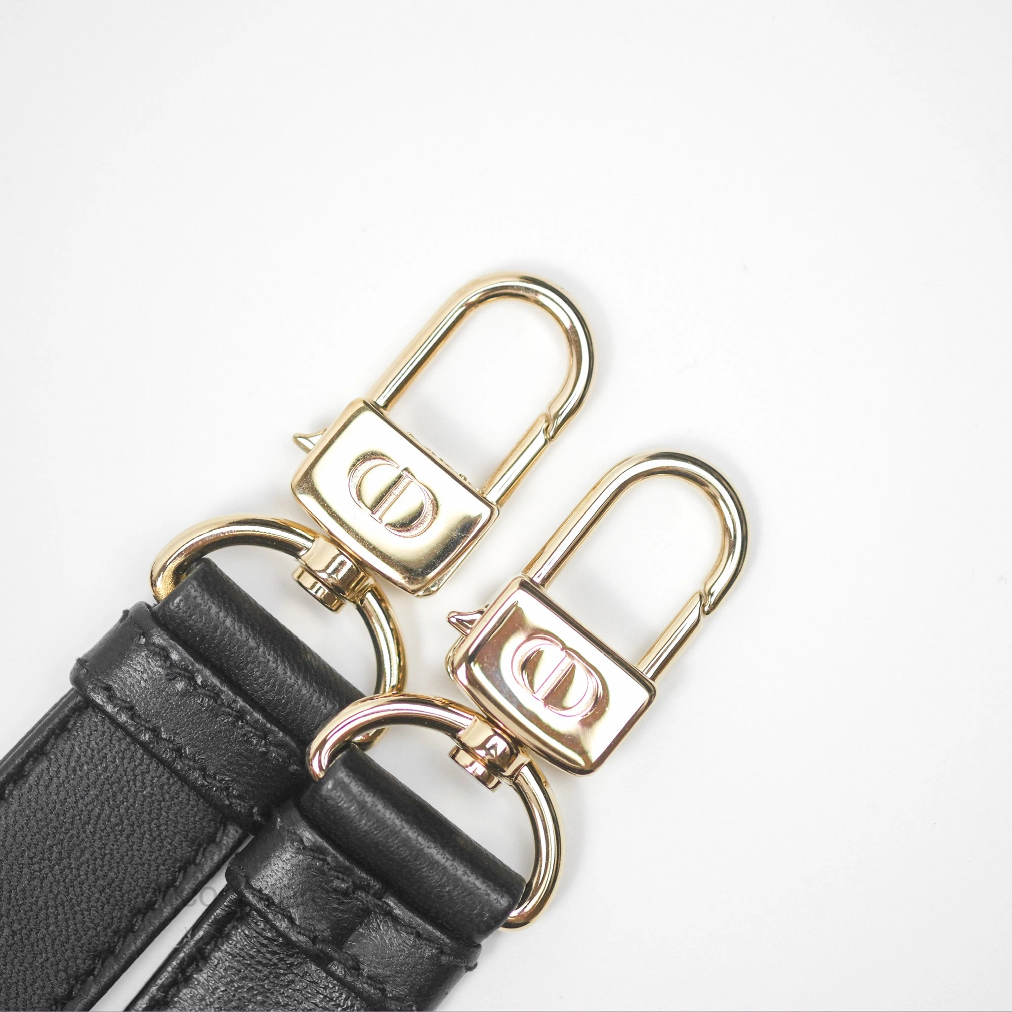 Dior Small Lady D-Joy Bag Black Lambskin Cannage Gold Hardware