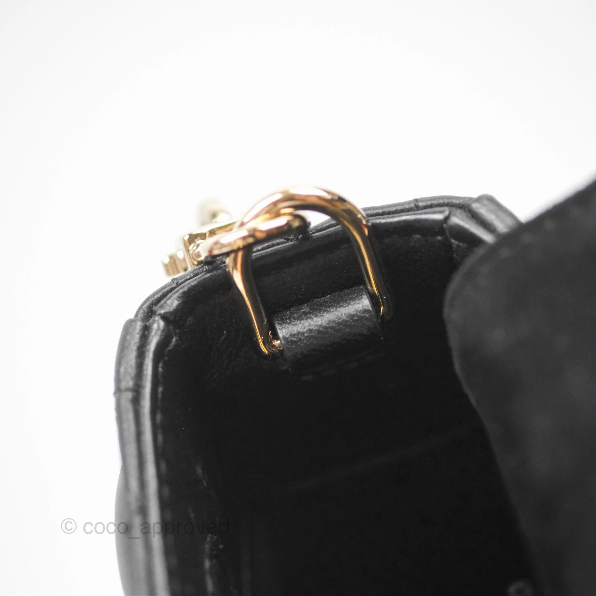 Dior Small Lady D-Joy Bag Black Lambskin Cannage Gold Hardware