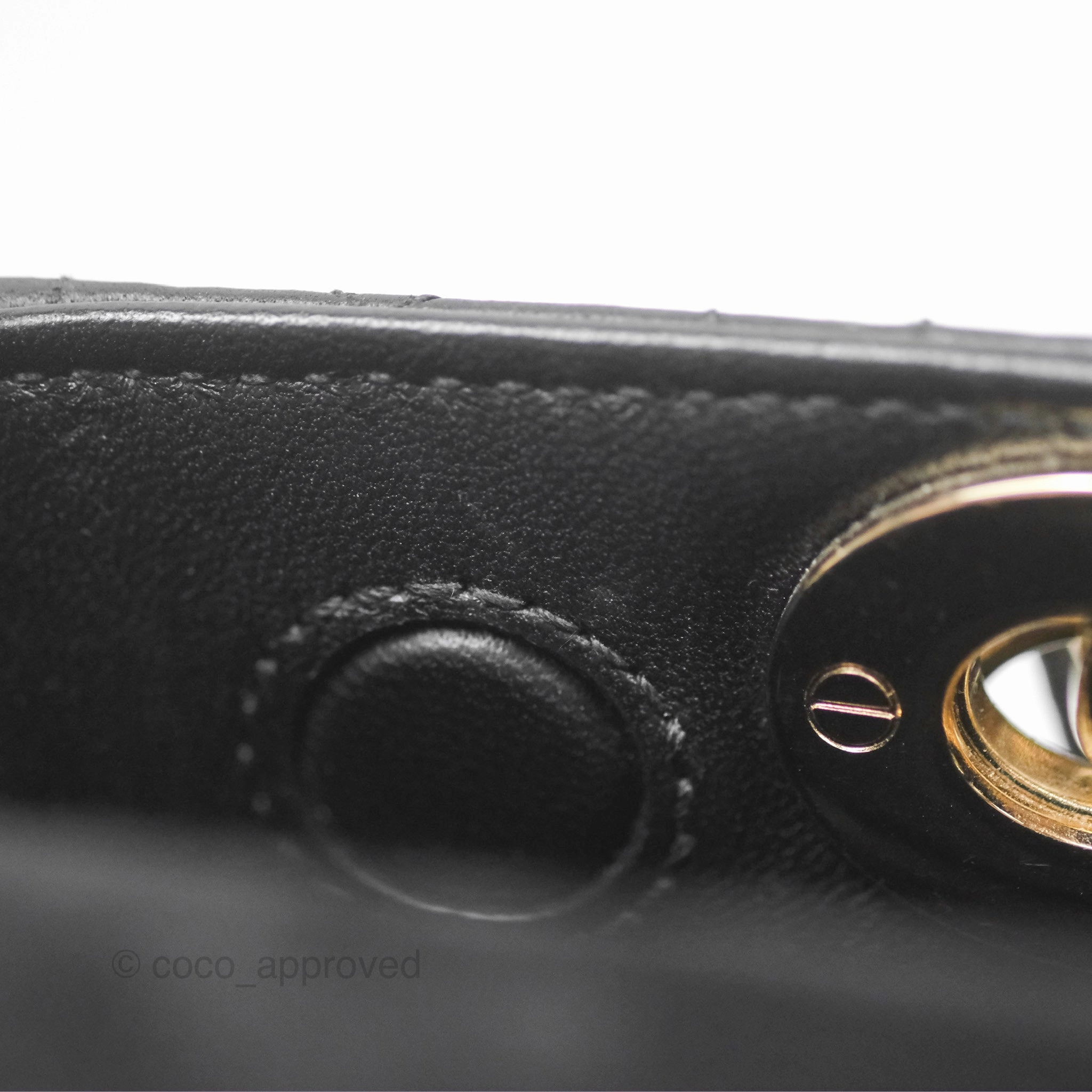 Dior Small Lady D-Joy Bag Black Lambskin Cannage Gold Hardware
