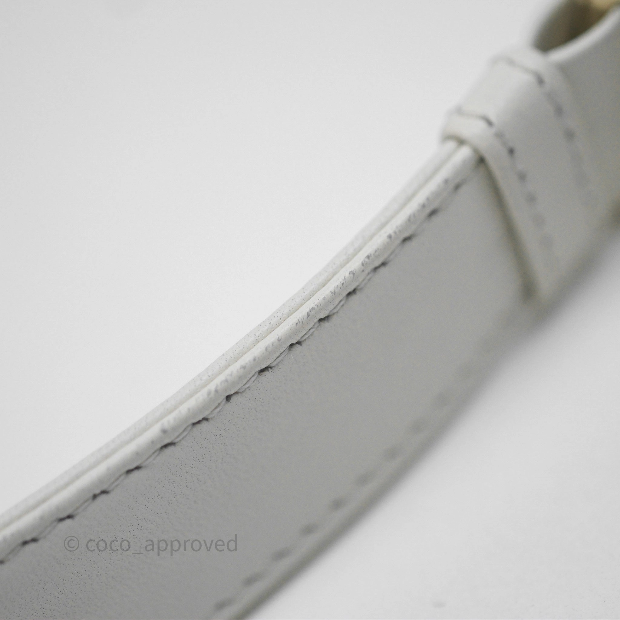 Dior Small Lady D-Joy Bag Ivory White Lambskin Cannage Gold Hardware