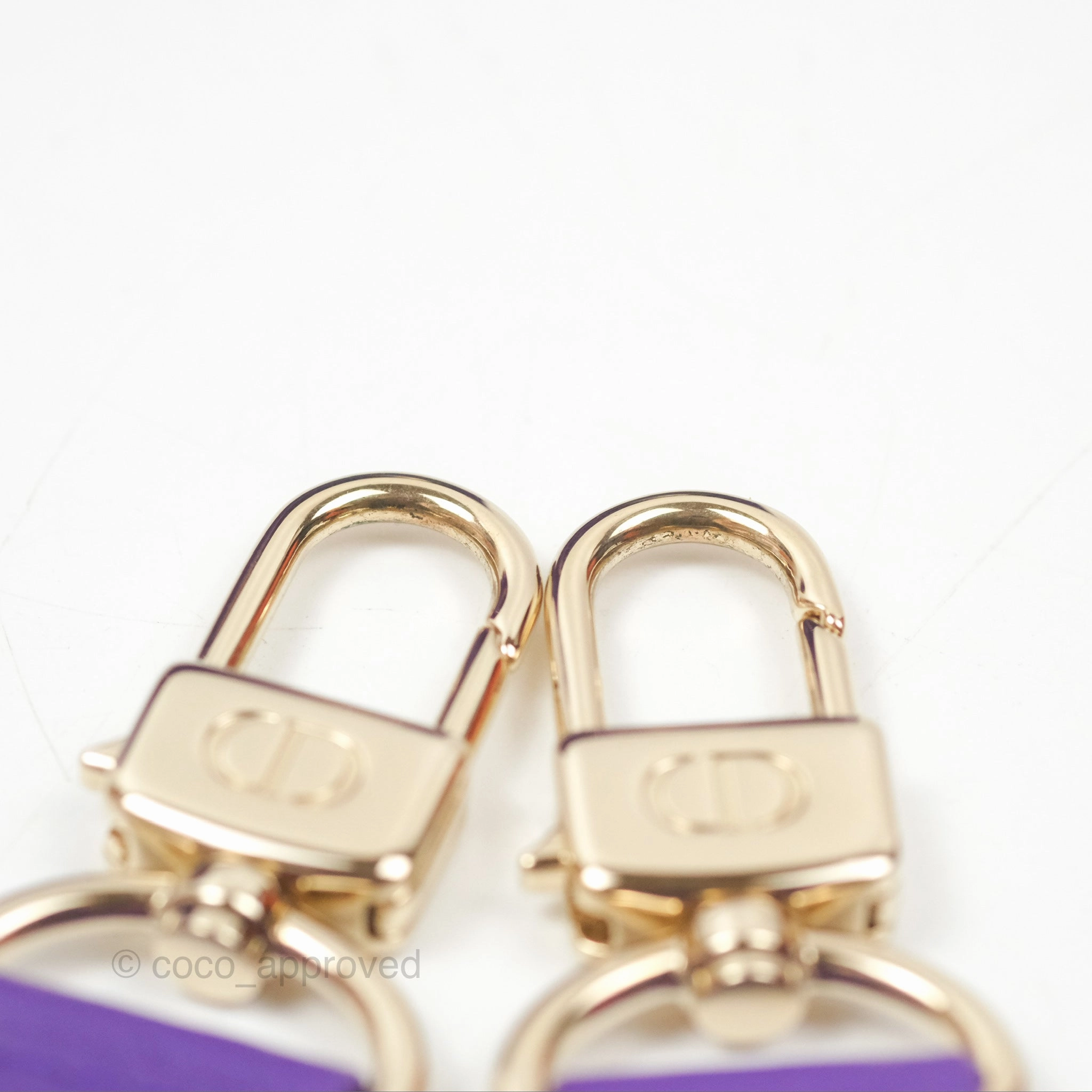 Dior Small Lady D-Joy Bag Purple Lambskin Cannage Gold Hardware