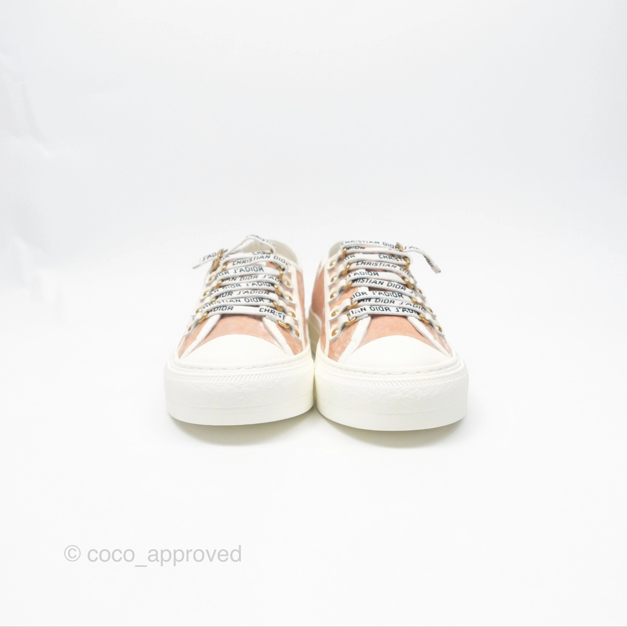 Dior Walk'N'Dior Low Top Sneakers Nude Size 38