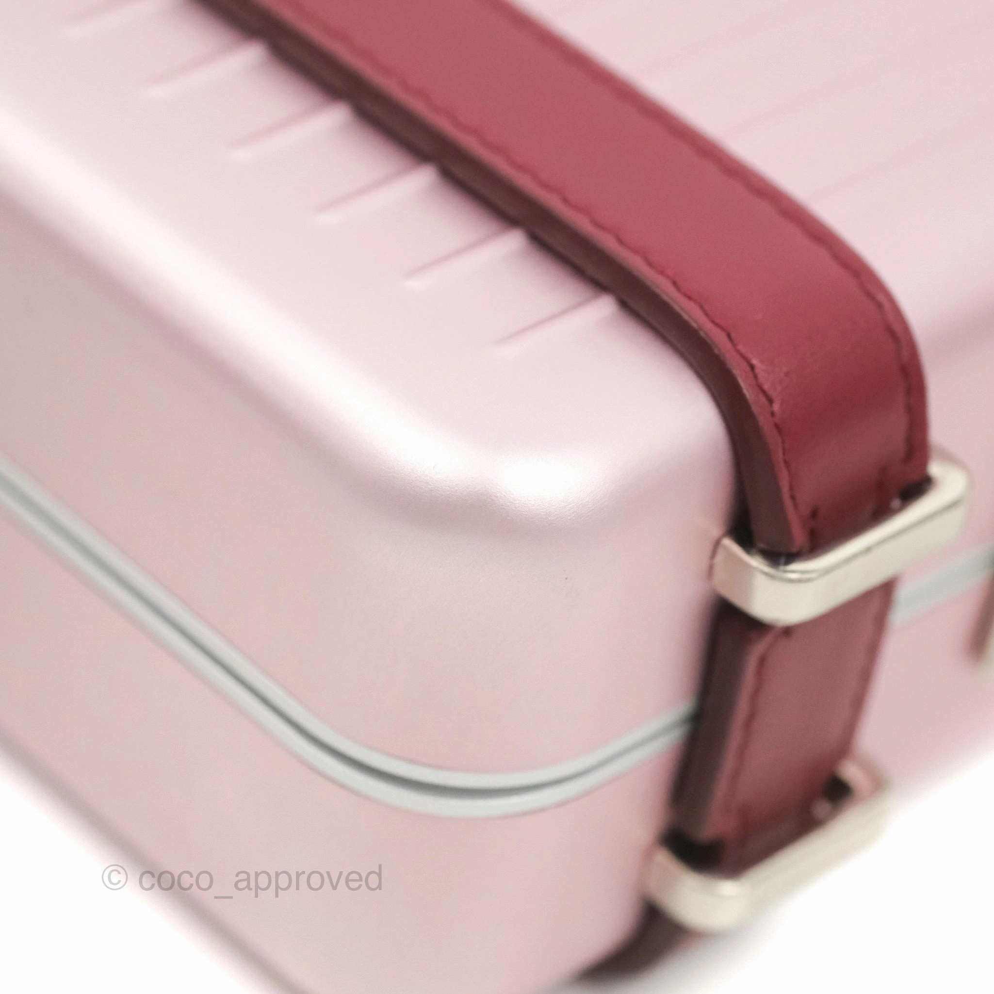 Dior x Rimowa Aluminum Personal Clutch Rose