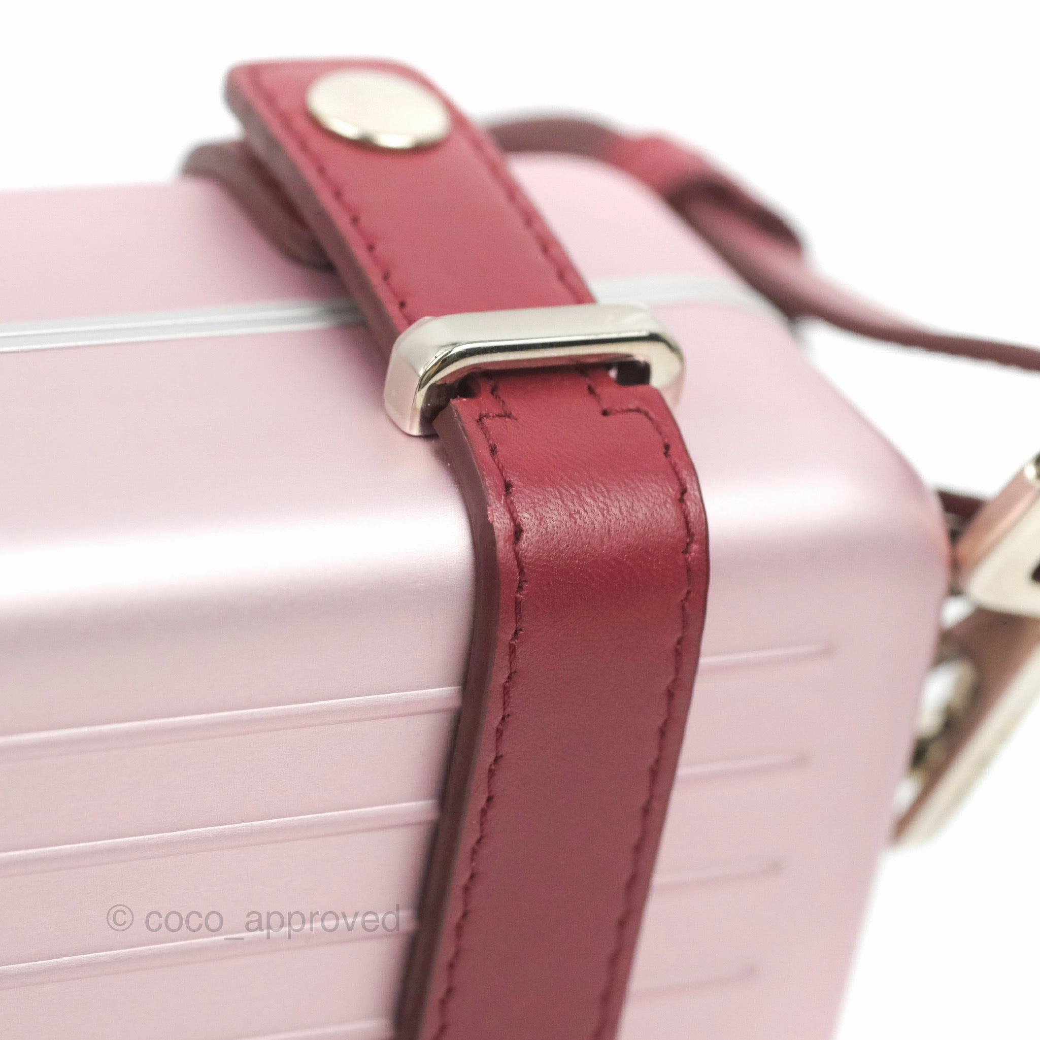 Dior x Rimowa Aluminum Personal Clutch Rose