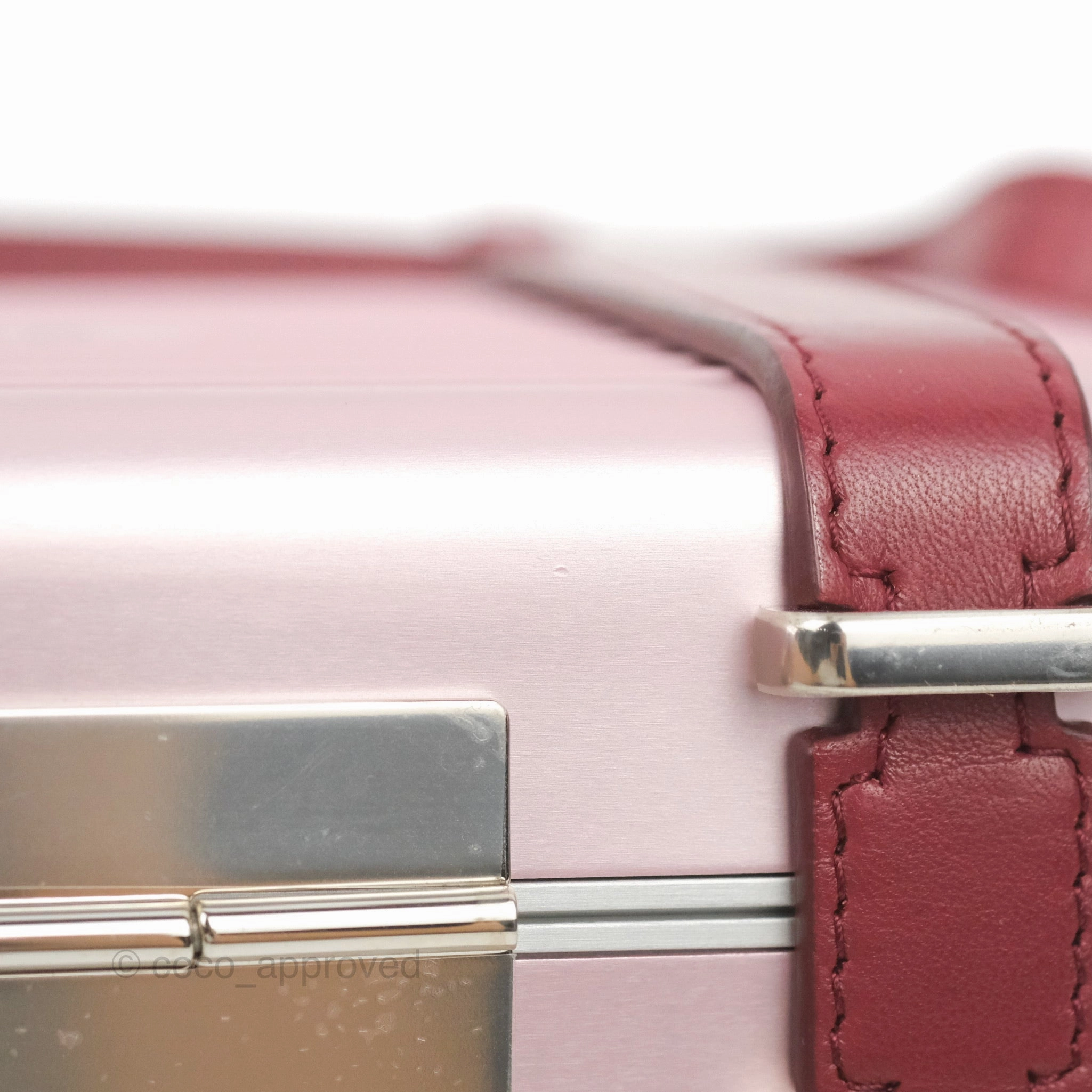 Dior x Rimowa Aluminum Personal Clutch Rose