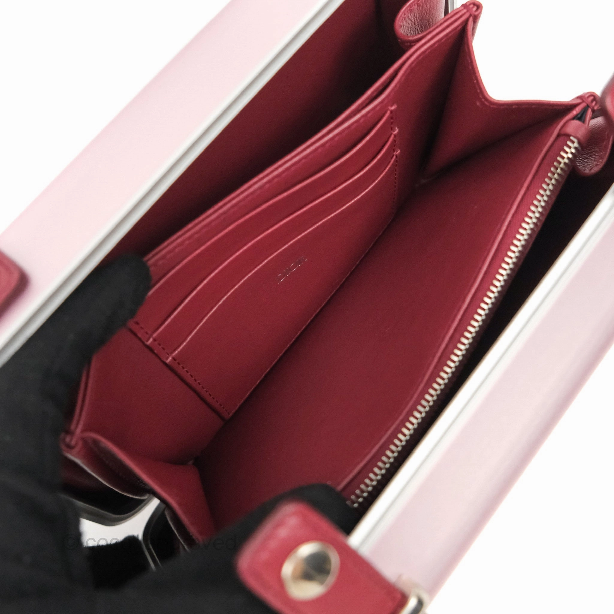 Dior x Rimowa Aluminum Personal Clutch Rose