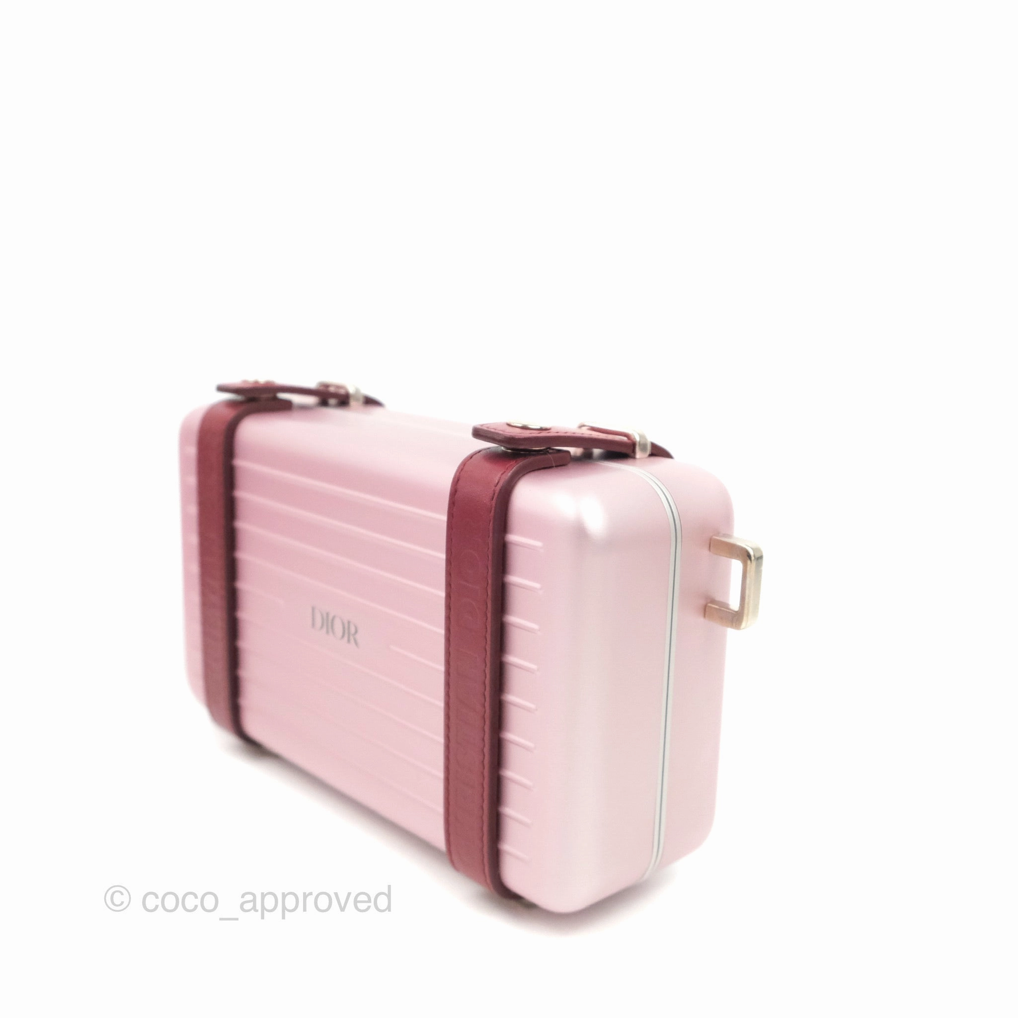 Dior x Rimowa Aluminum Personal Clutch Rose