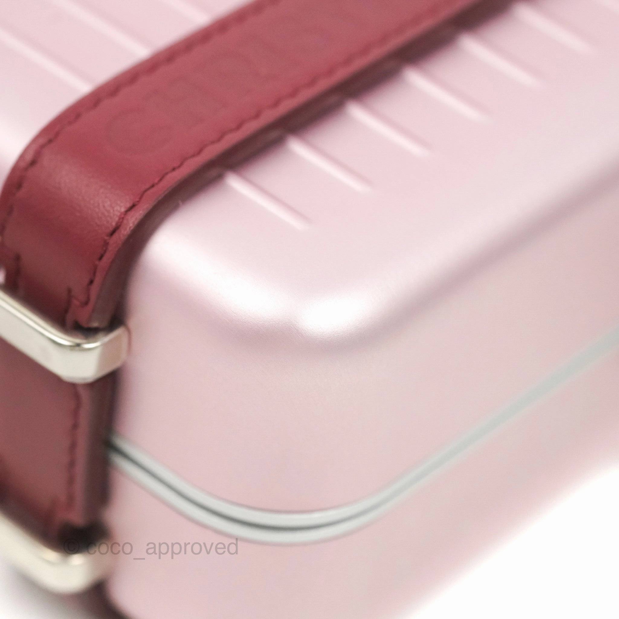 Dior x Rimowa Aluminum Personal Clutch Rose