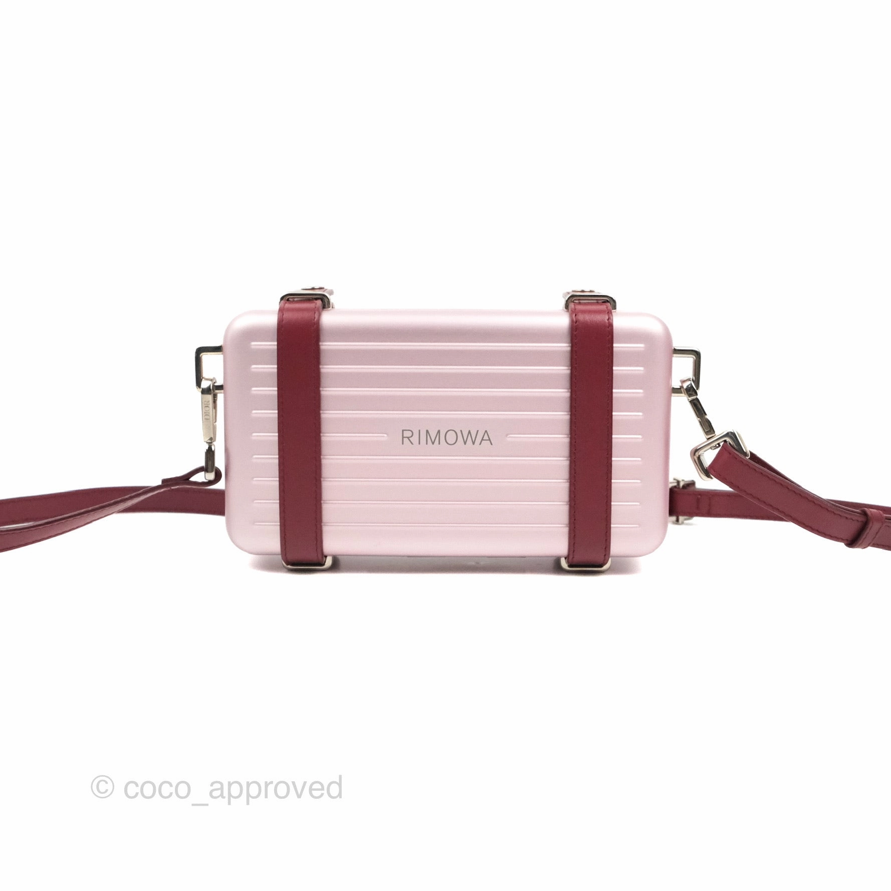 Dior x Rimowa Aluminum Personal Clutch Rose