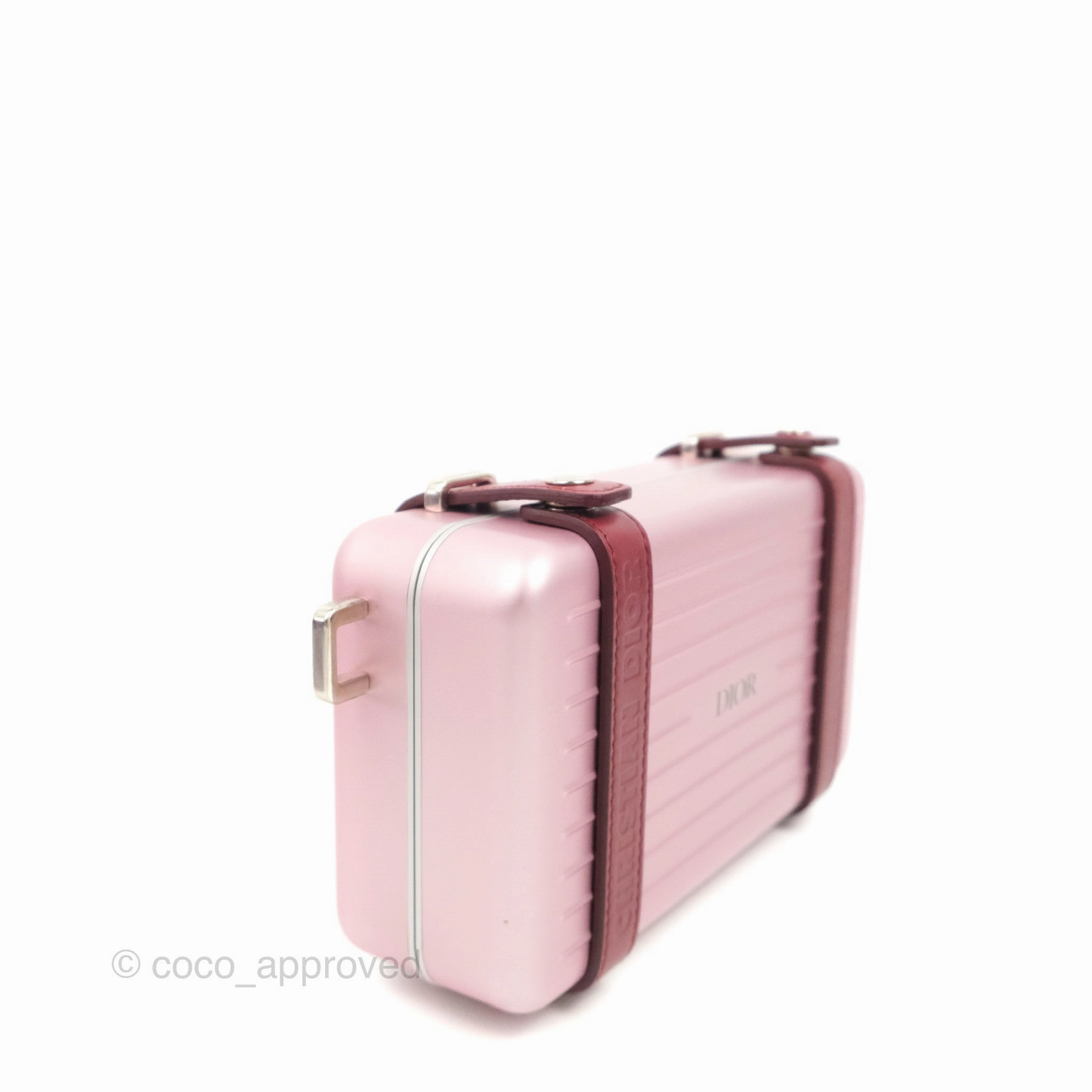 Dior x Rimowa Aluminum Personal Clutch Rose