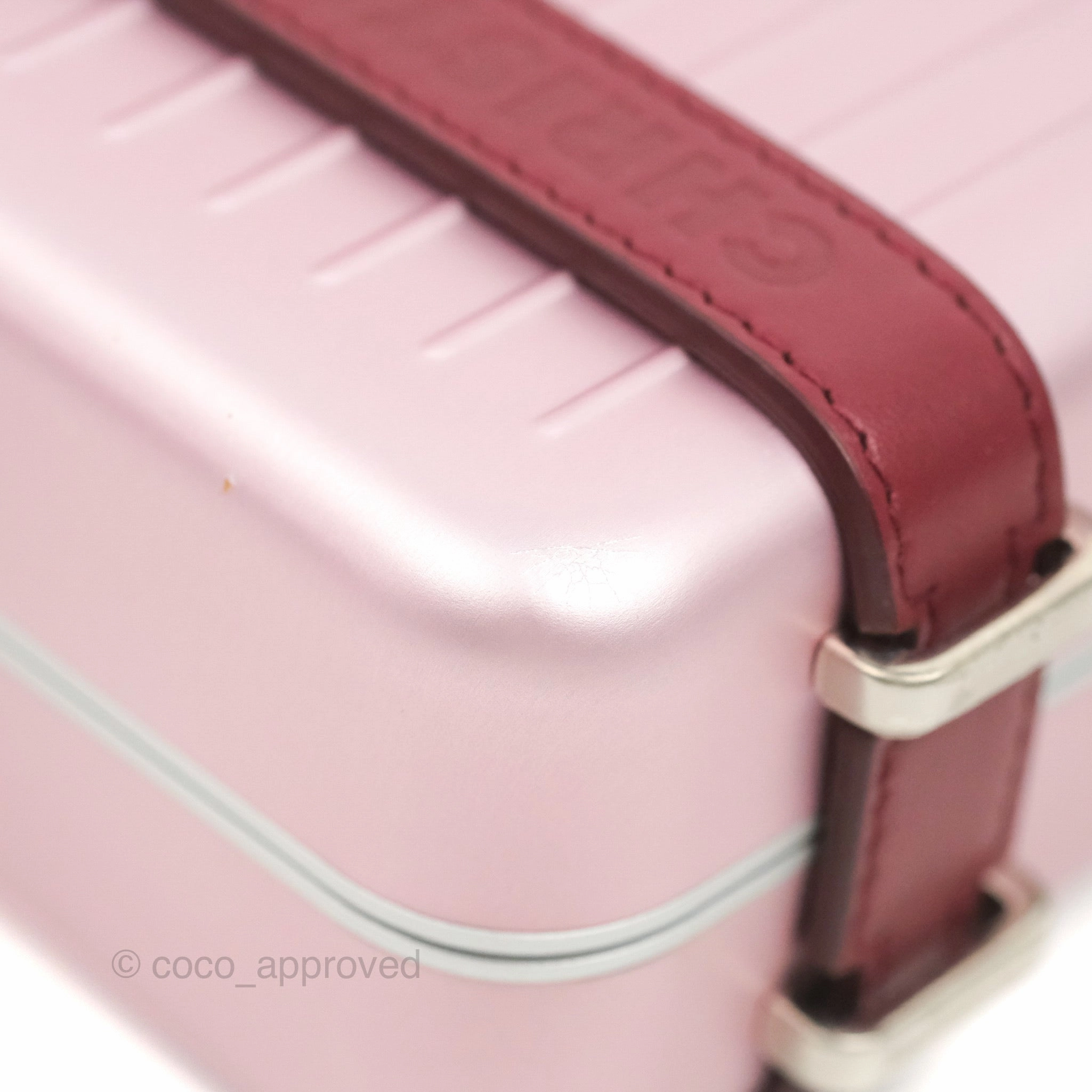 Dior x Rimowa Aluminum Personal Clutch Rose