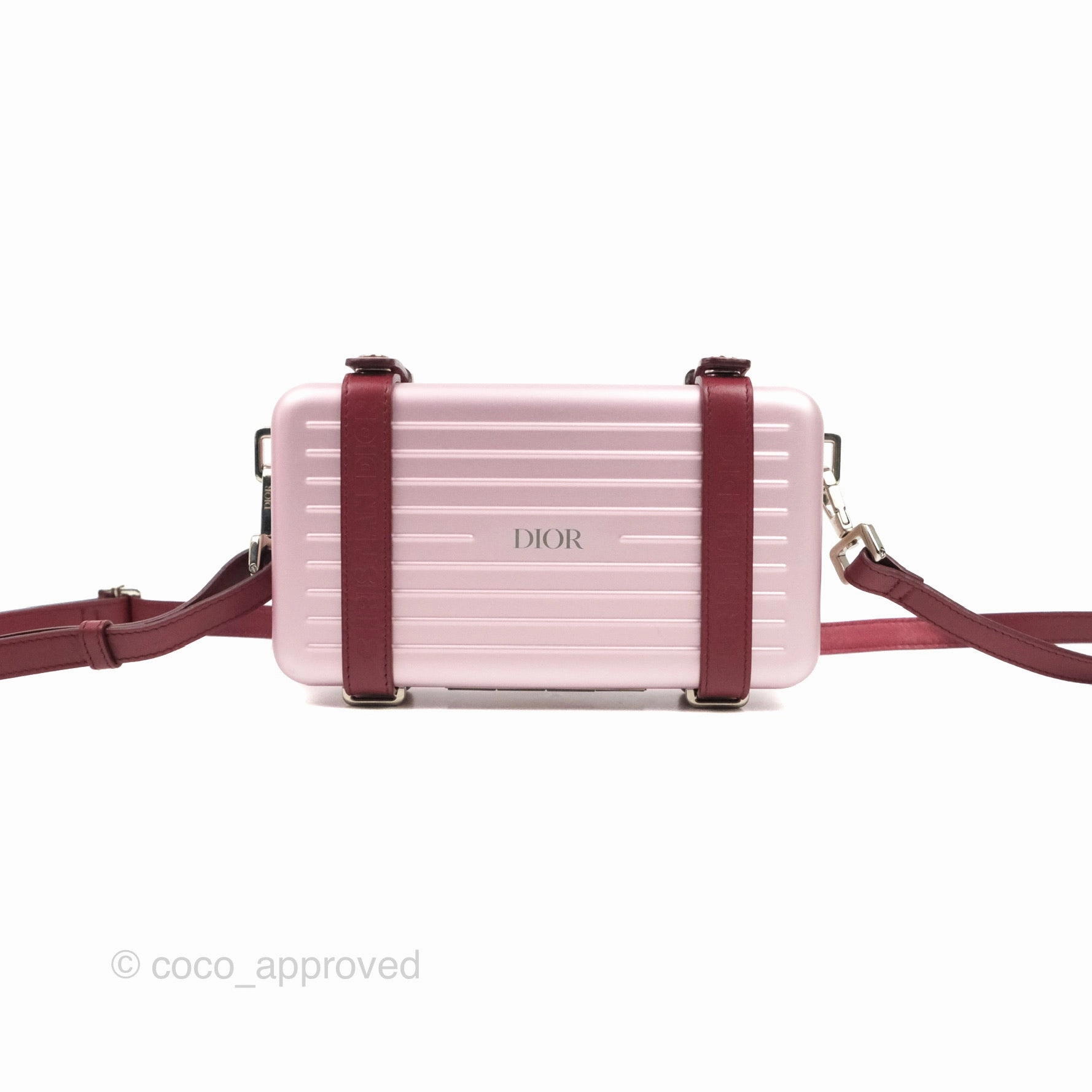 Dior x Rimowa Aluminum Personal Clutch Rose