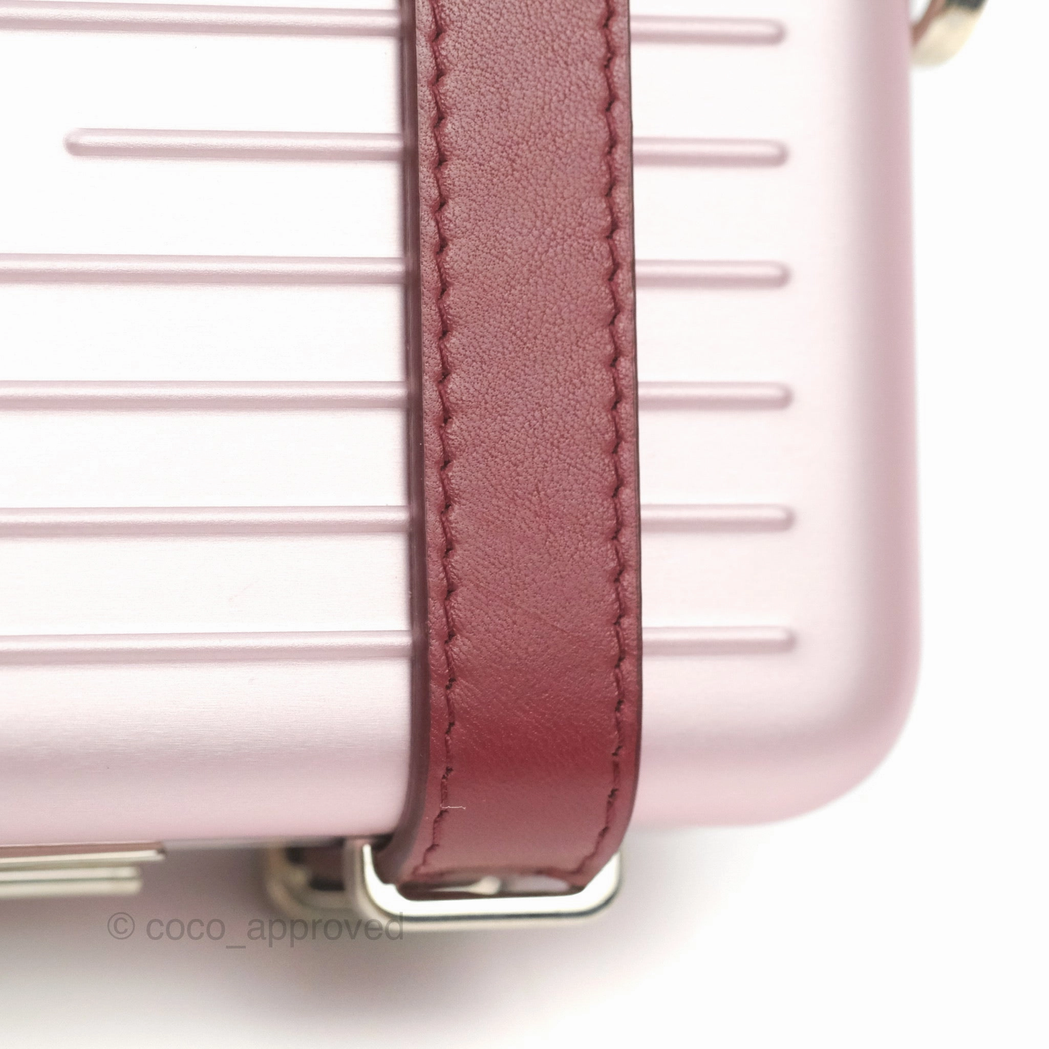 Dior x Rimowa Aluminum Personal Clutch Rose