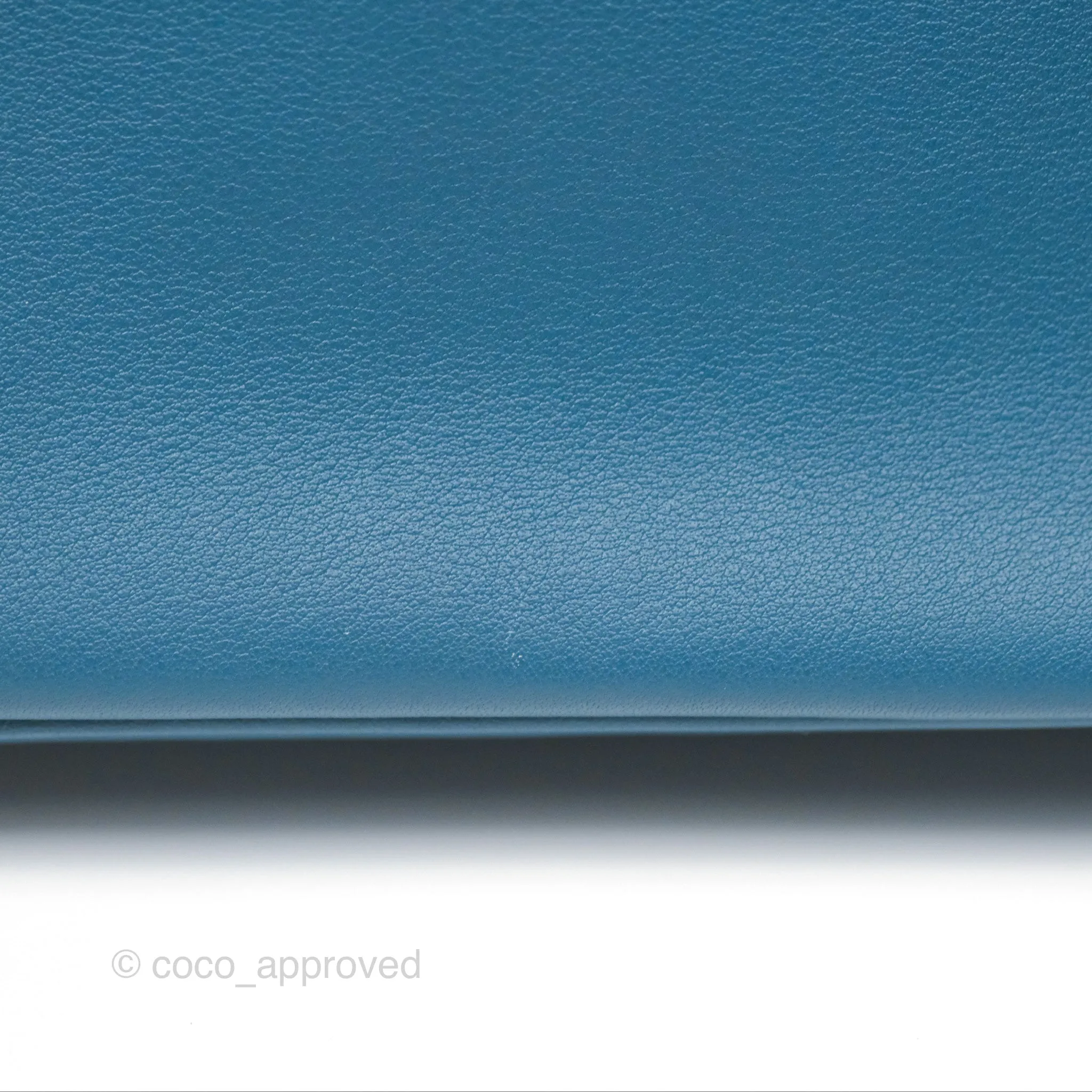 Hermes Birkin 25 Retourne Bleu Colvert Swift Gold Hardware