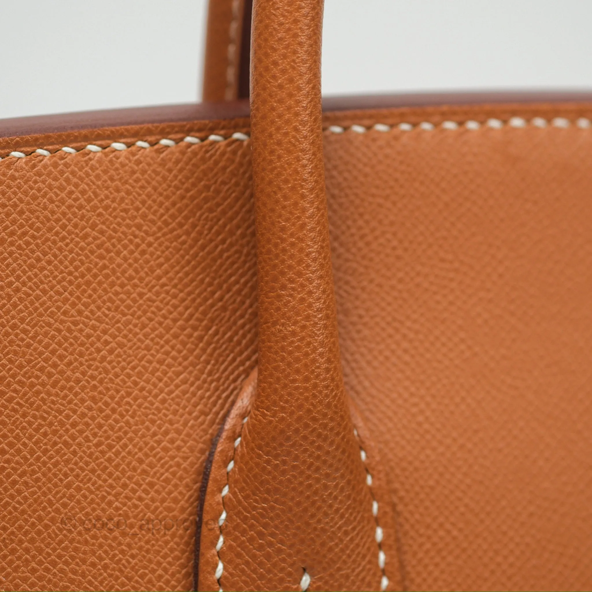 Hermes Birkin 25 Sellier Gold Madame Leather Gold Hardware