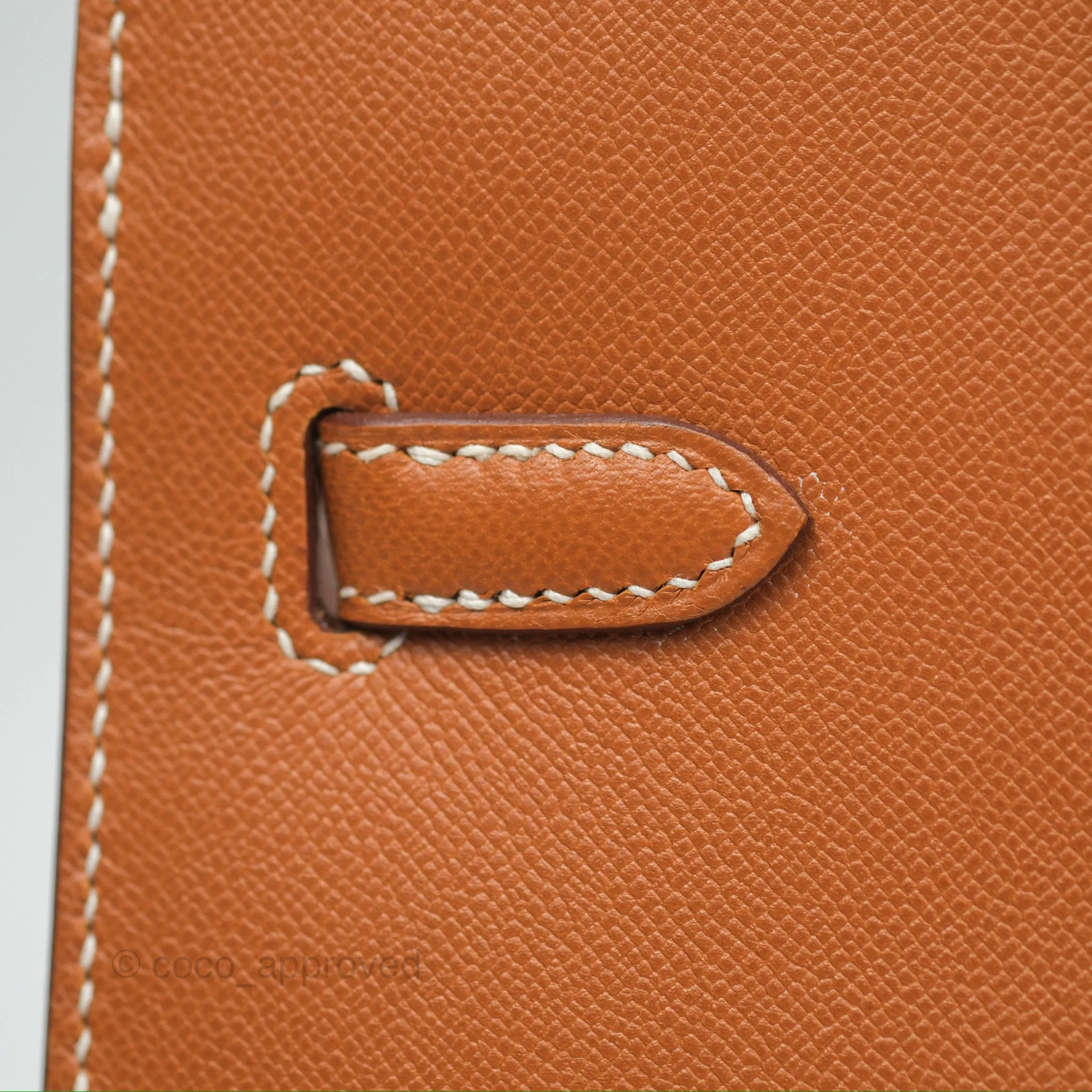 Hermes Birkin 25 Sellier Gold Madame Leather Gold Hardware
