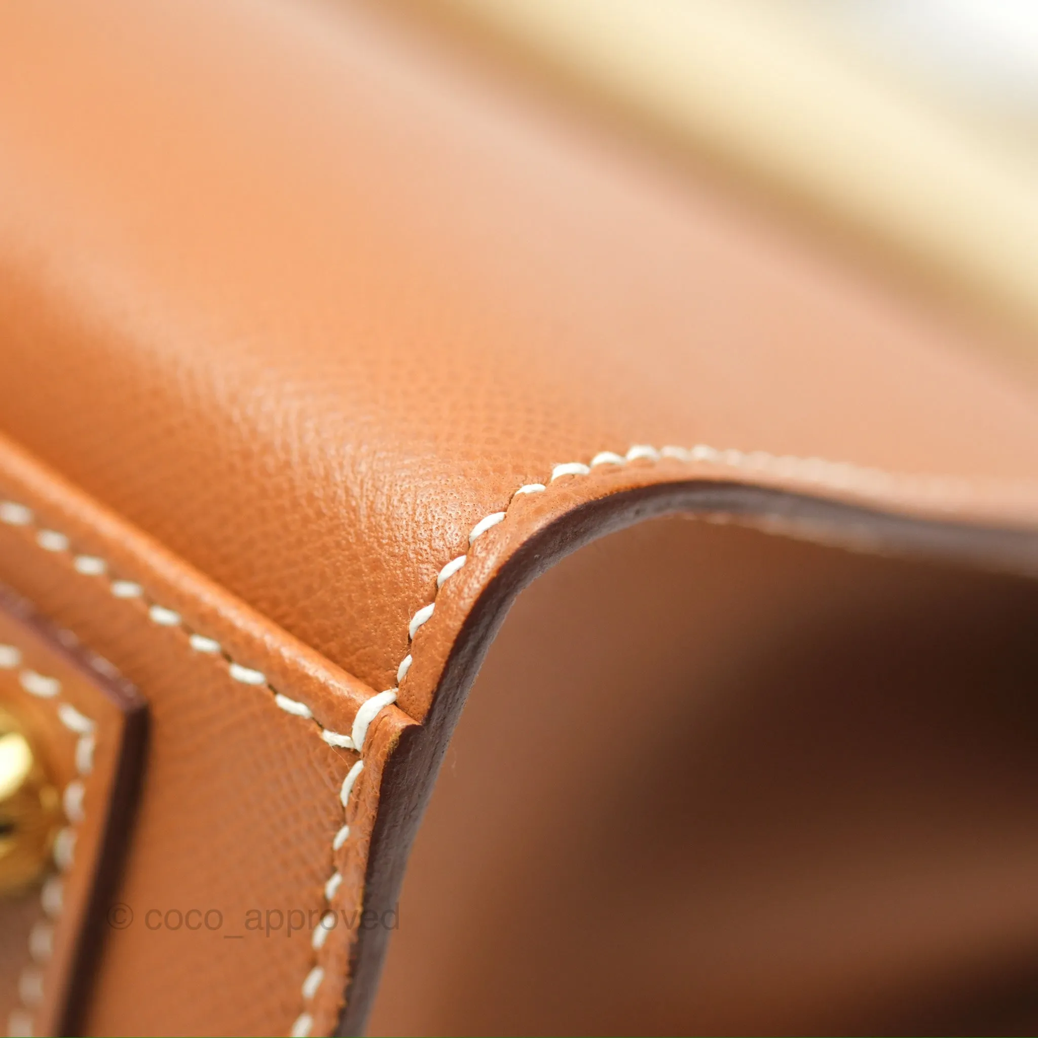 Hermes Birkin 25 Sellier Gold Madame Leather Gold Hardware