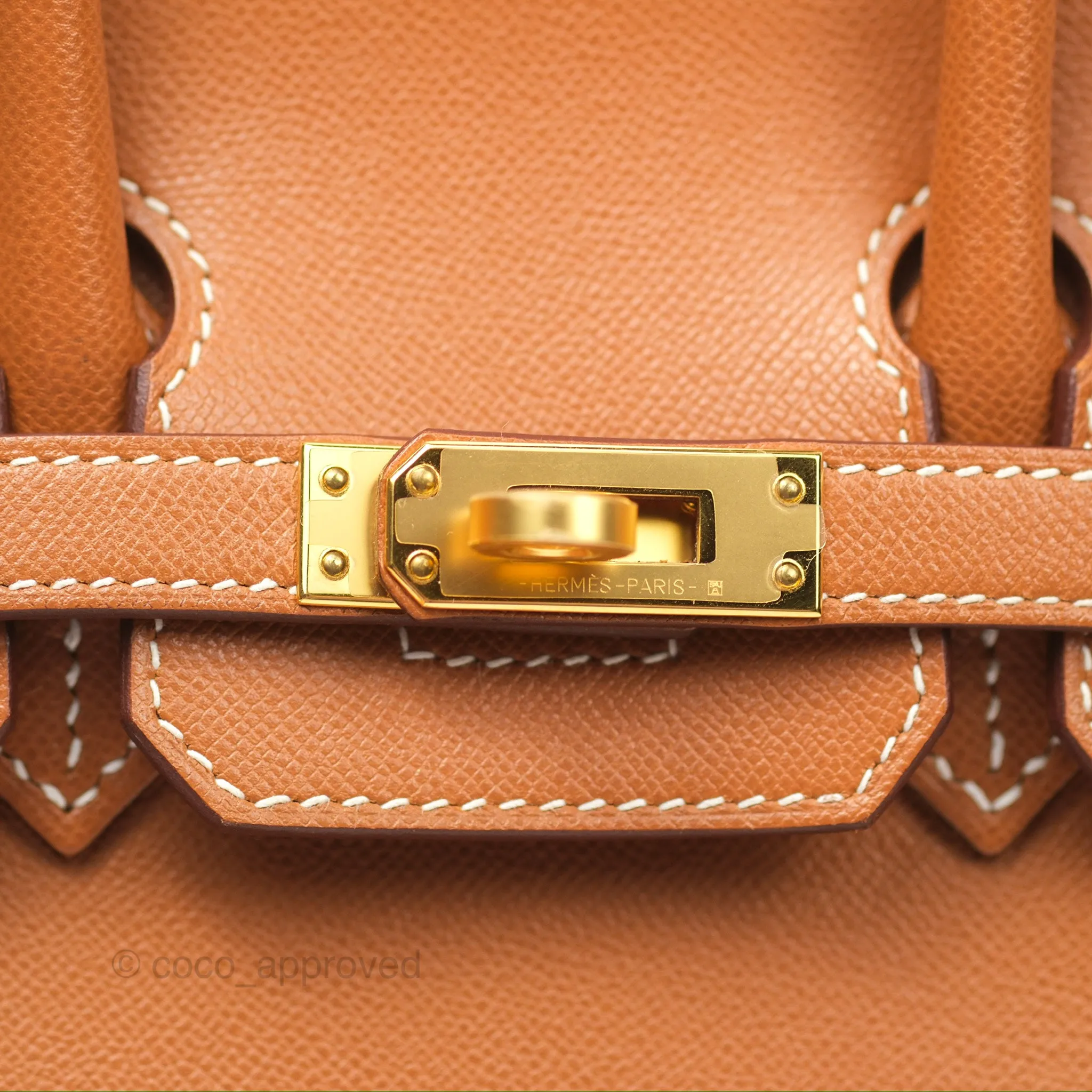 Hermes Birkin 25 Sellier Gold Madame Leather Gold Hardware