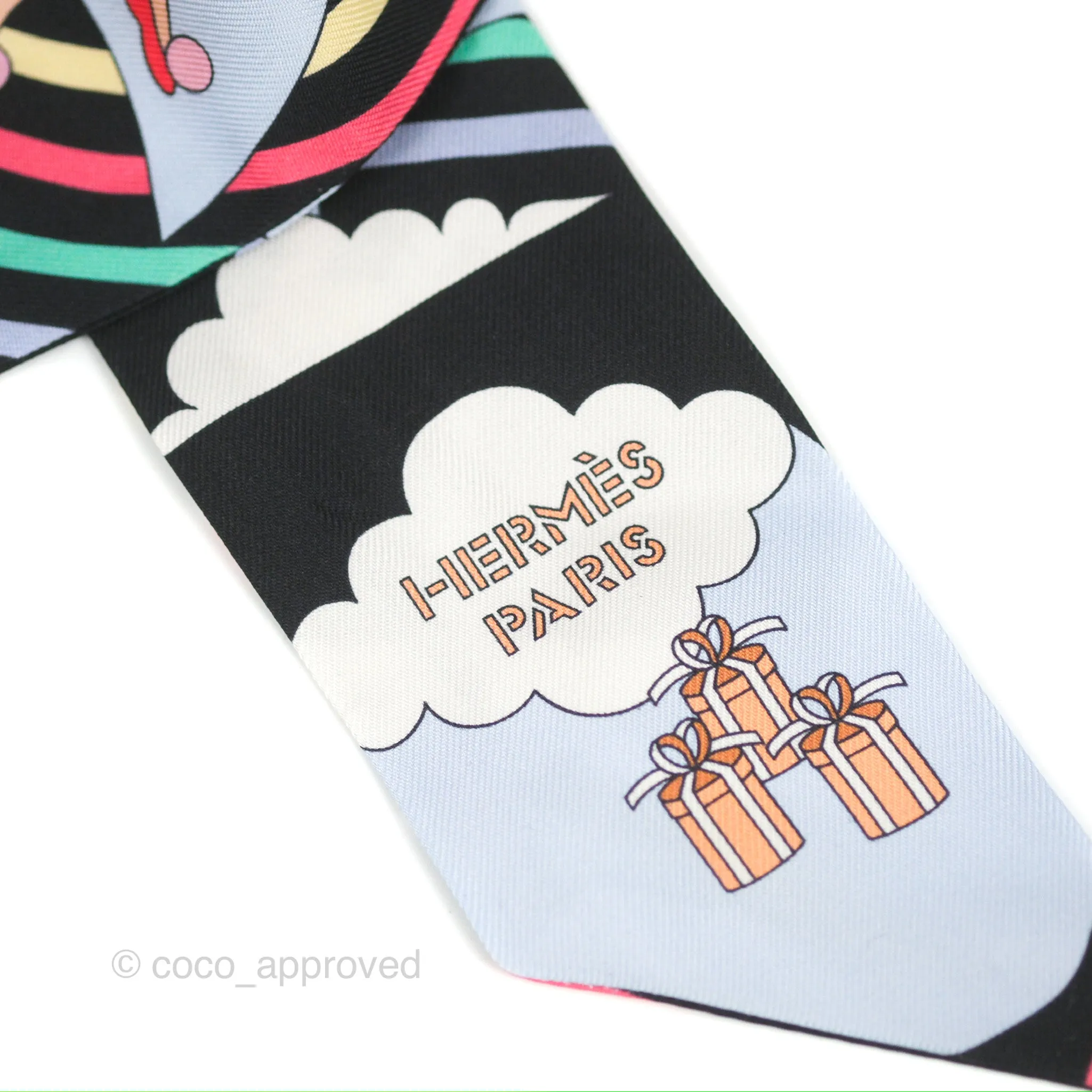 Hermes Carres Volants Silk Twilly