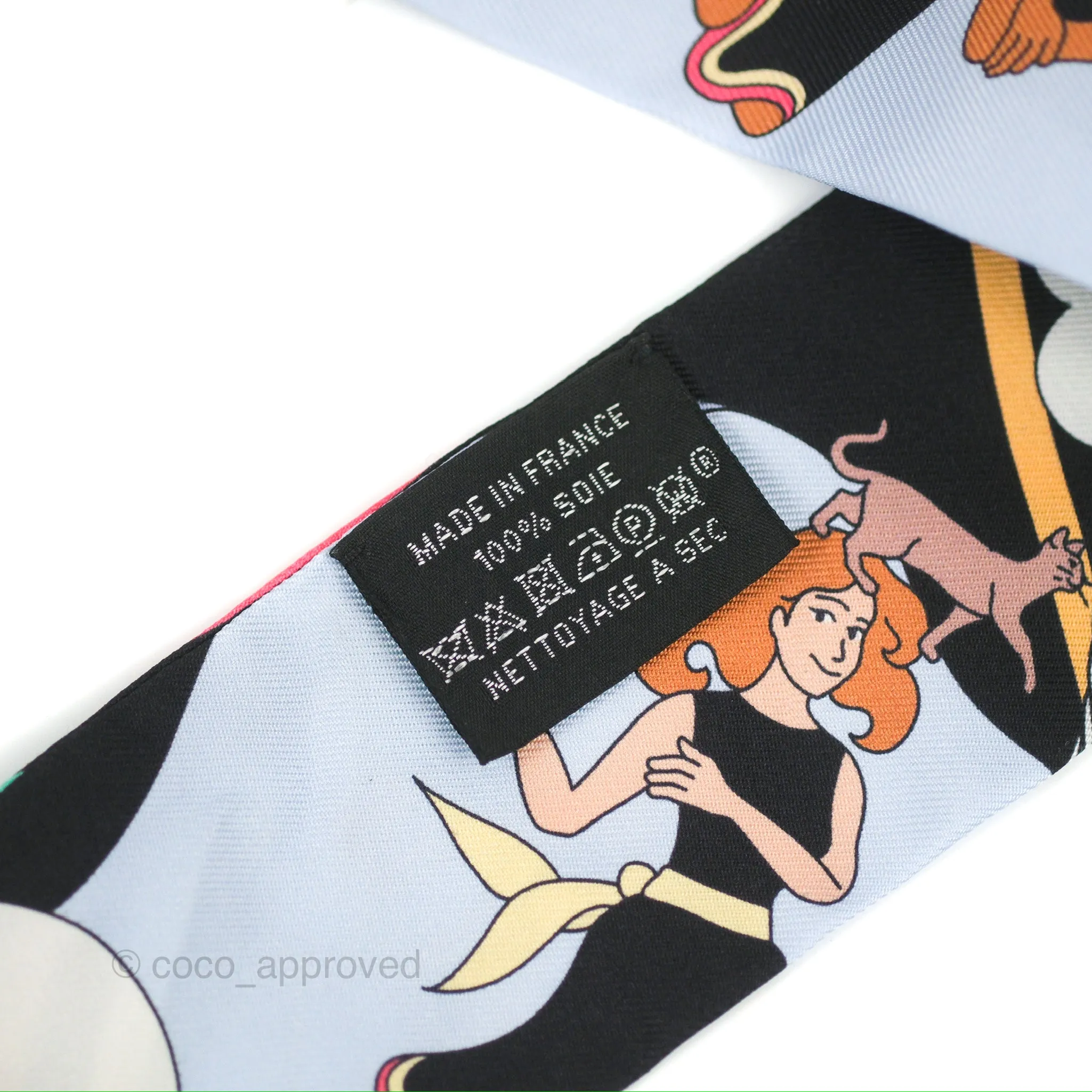 Hermes Carres Volants Silk Twilly
