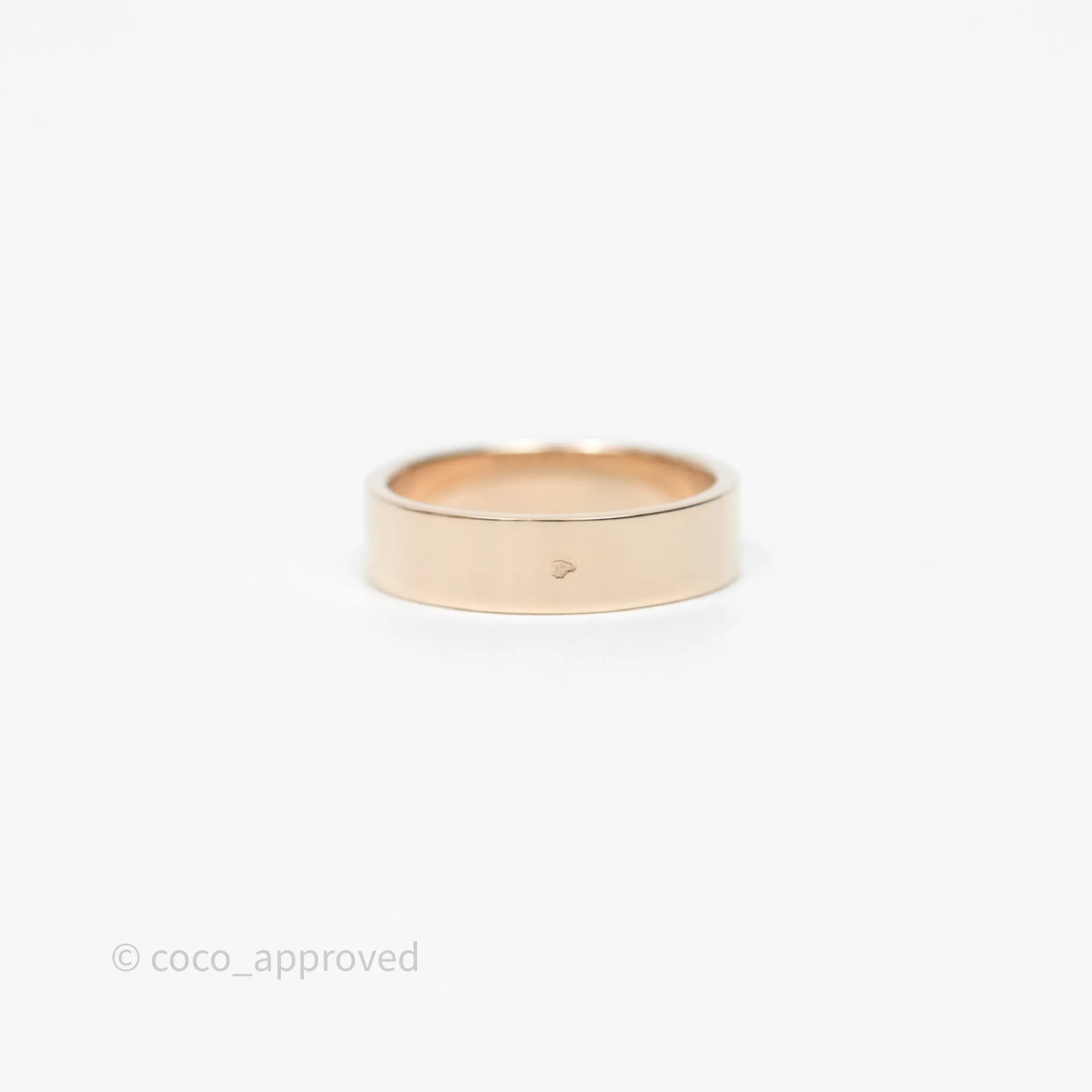 Hermes Collier de Chien Ring PM Rose Gold Size 52