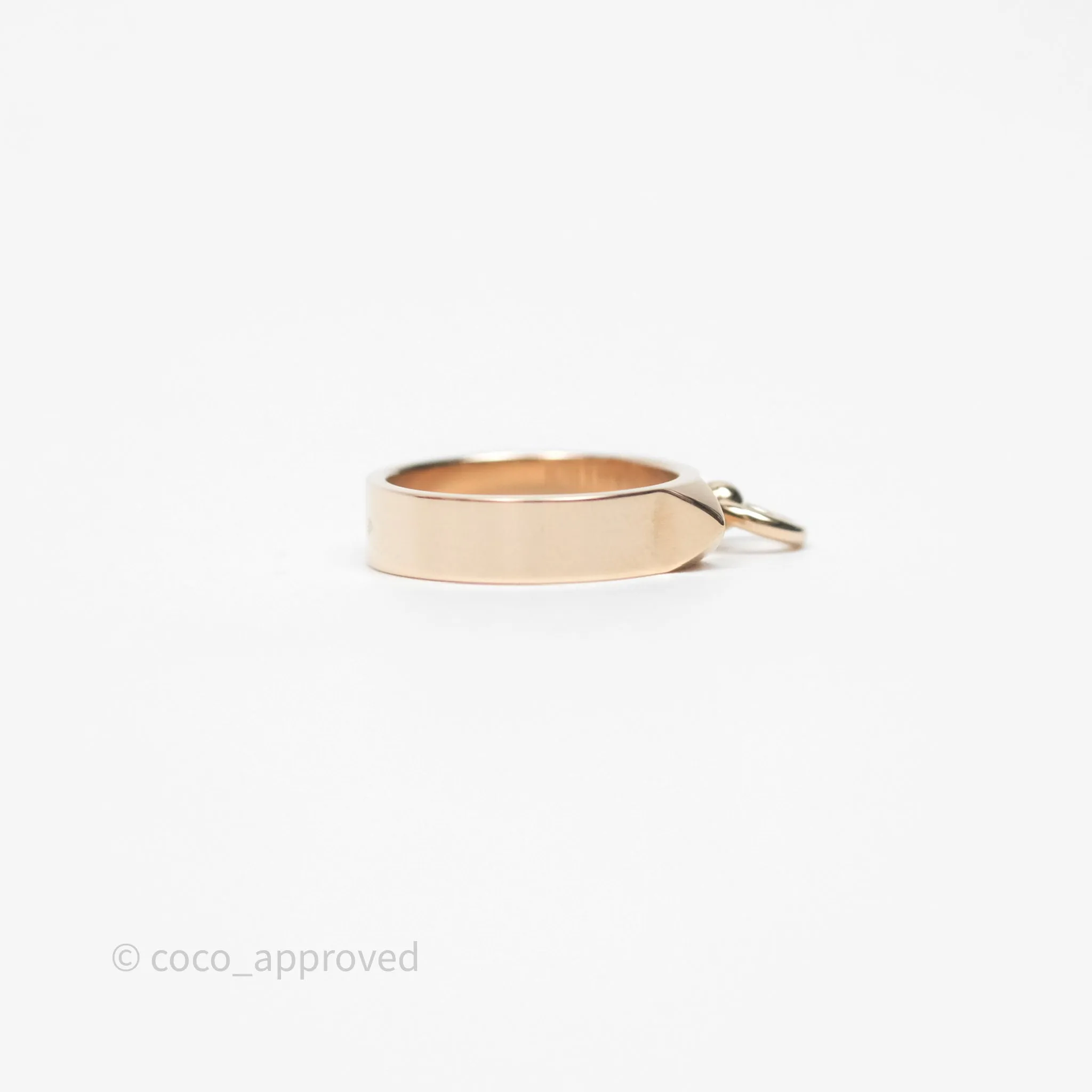 Hermes Collier de Chien Ring PM Rose Gold Size 52