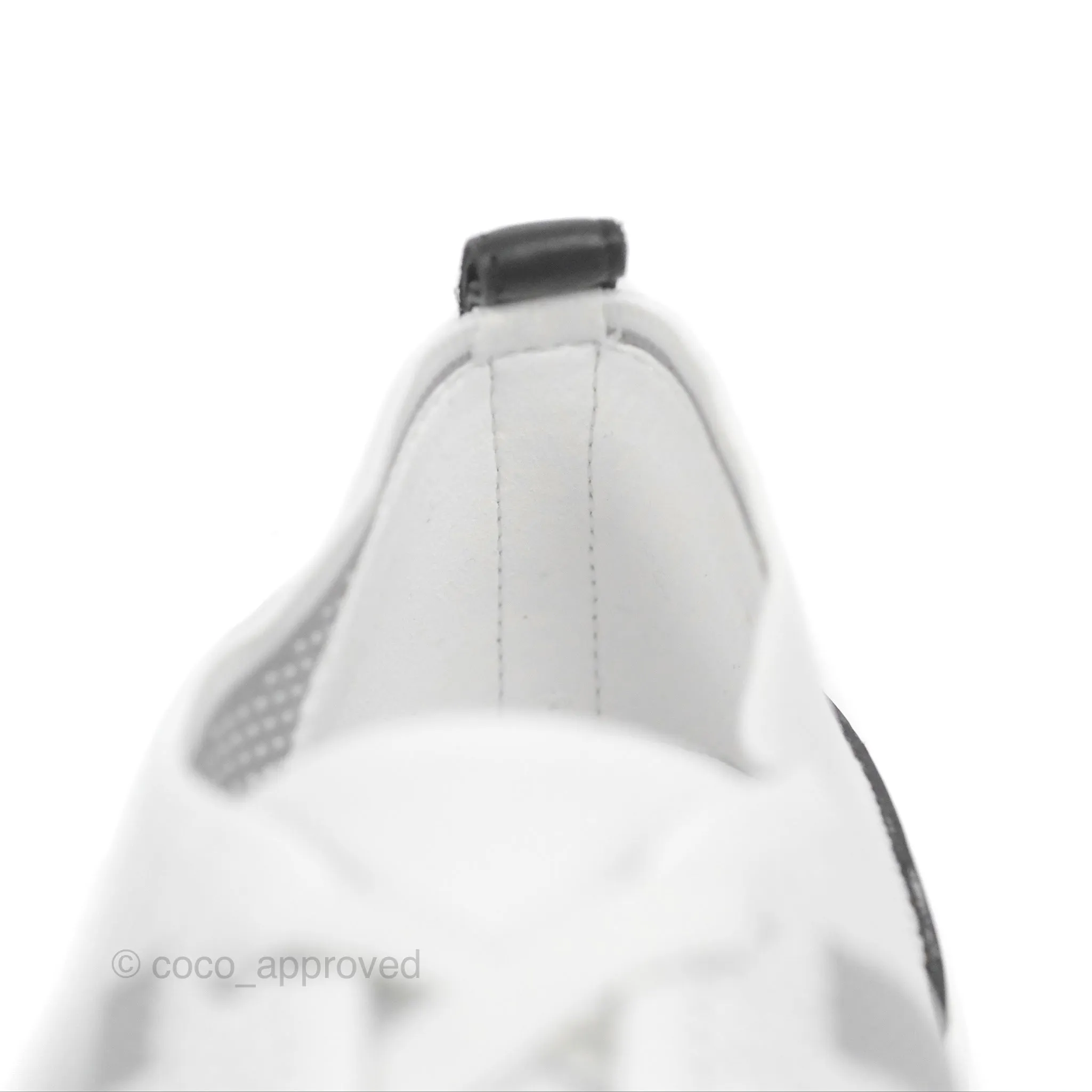Hermes Deep Sneaker Knit & Calfskin White