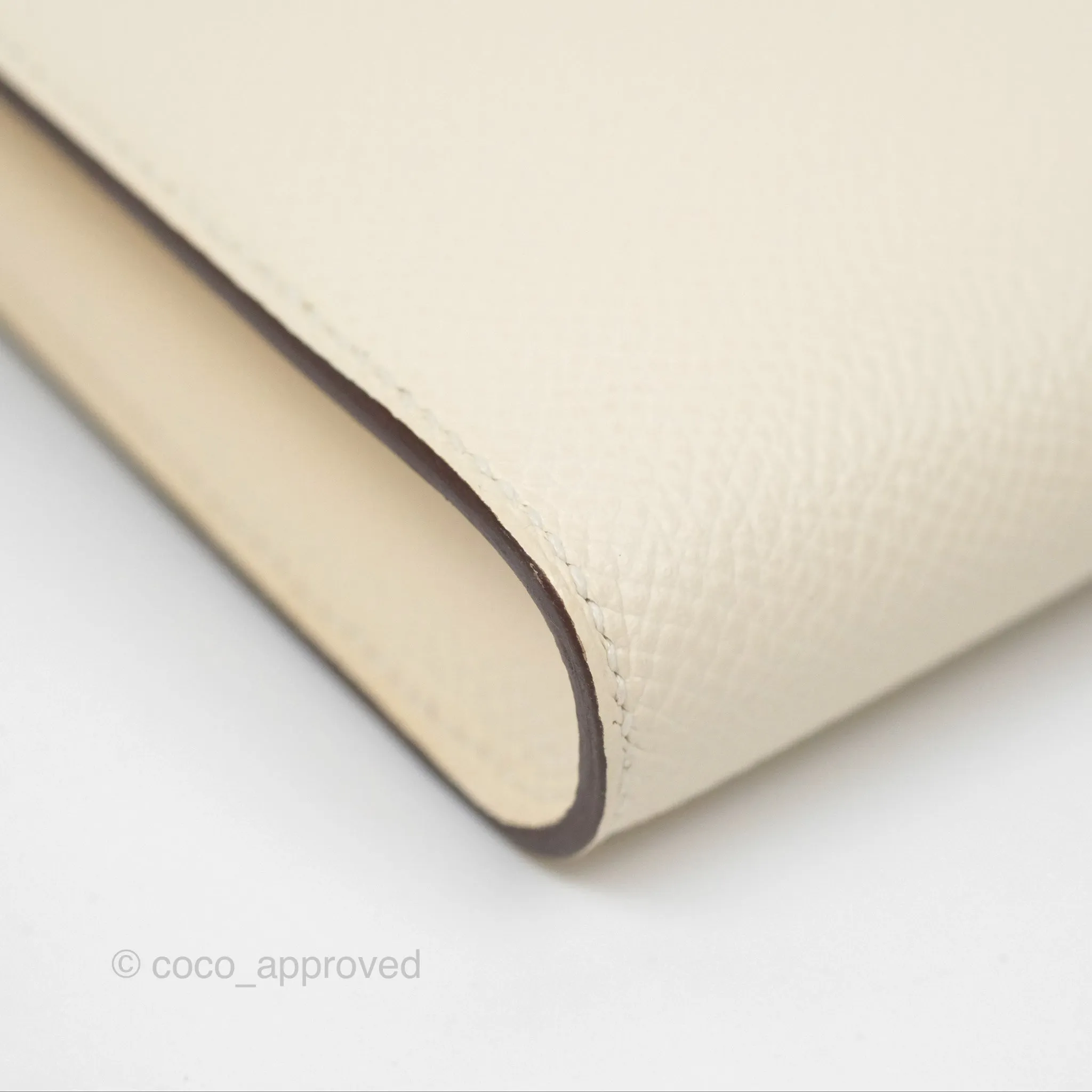 Hermes Epsom Clic 16 Wallet Nata I2 / Biscuit 48 Palladium Hardware