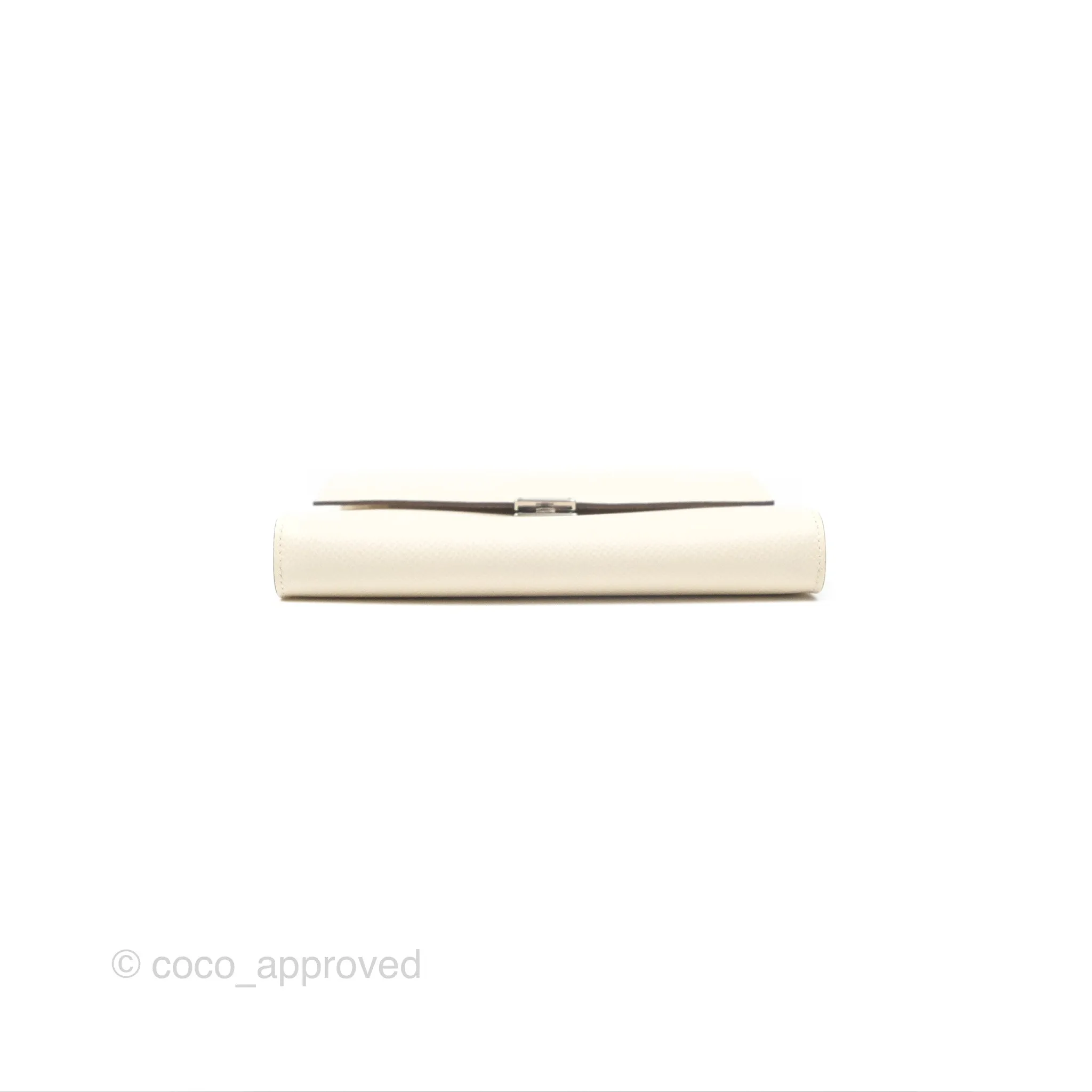 Hermes Epsom Clic 16 Wallet Nata I2 / Biscuit 48 Palladium Hardware
