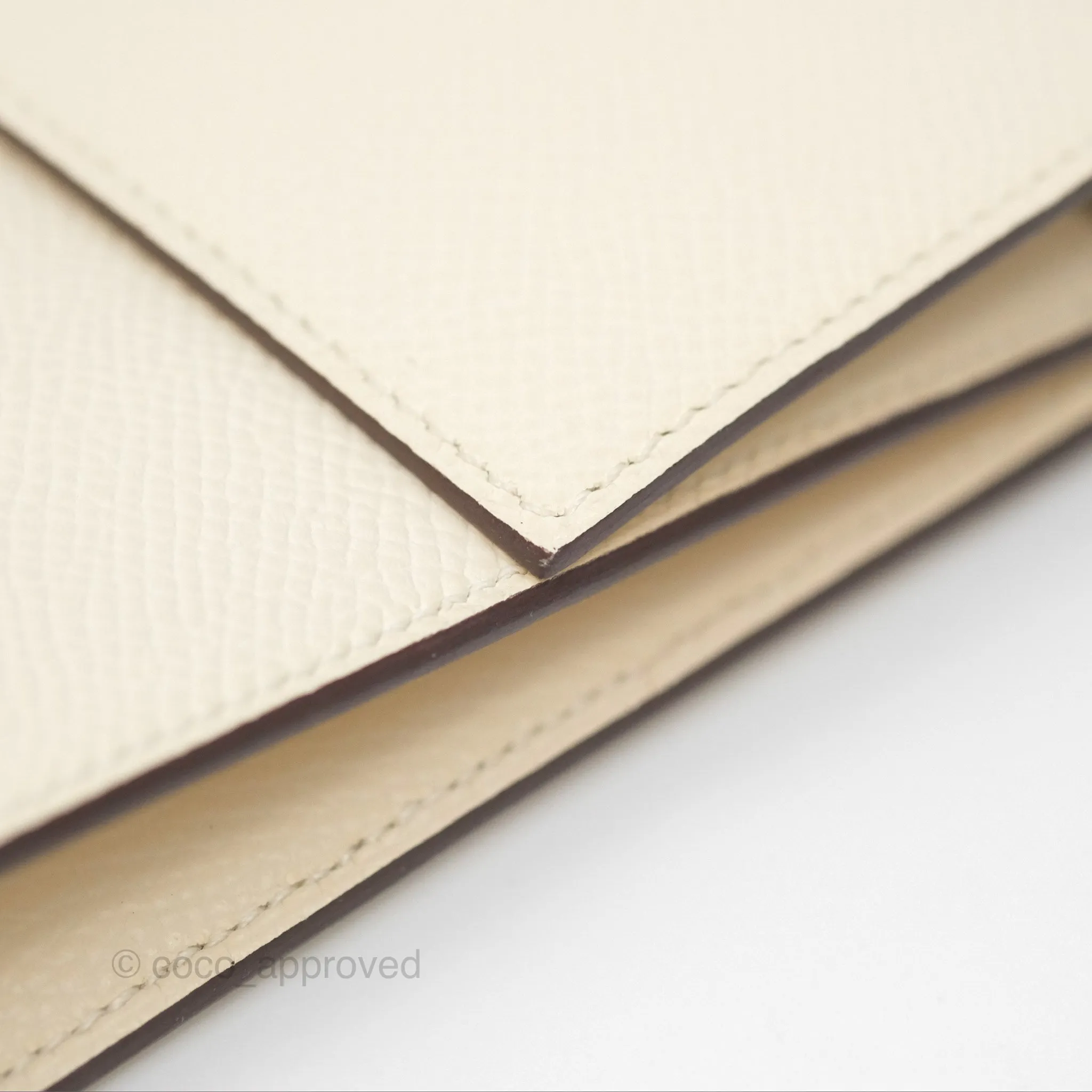 Hermes Epsom Clic 16 Wallet Nata I2 / Biscuit 48 Palladium Hardware